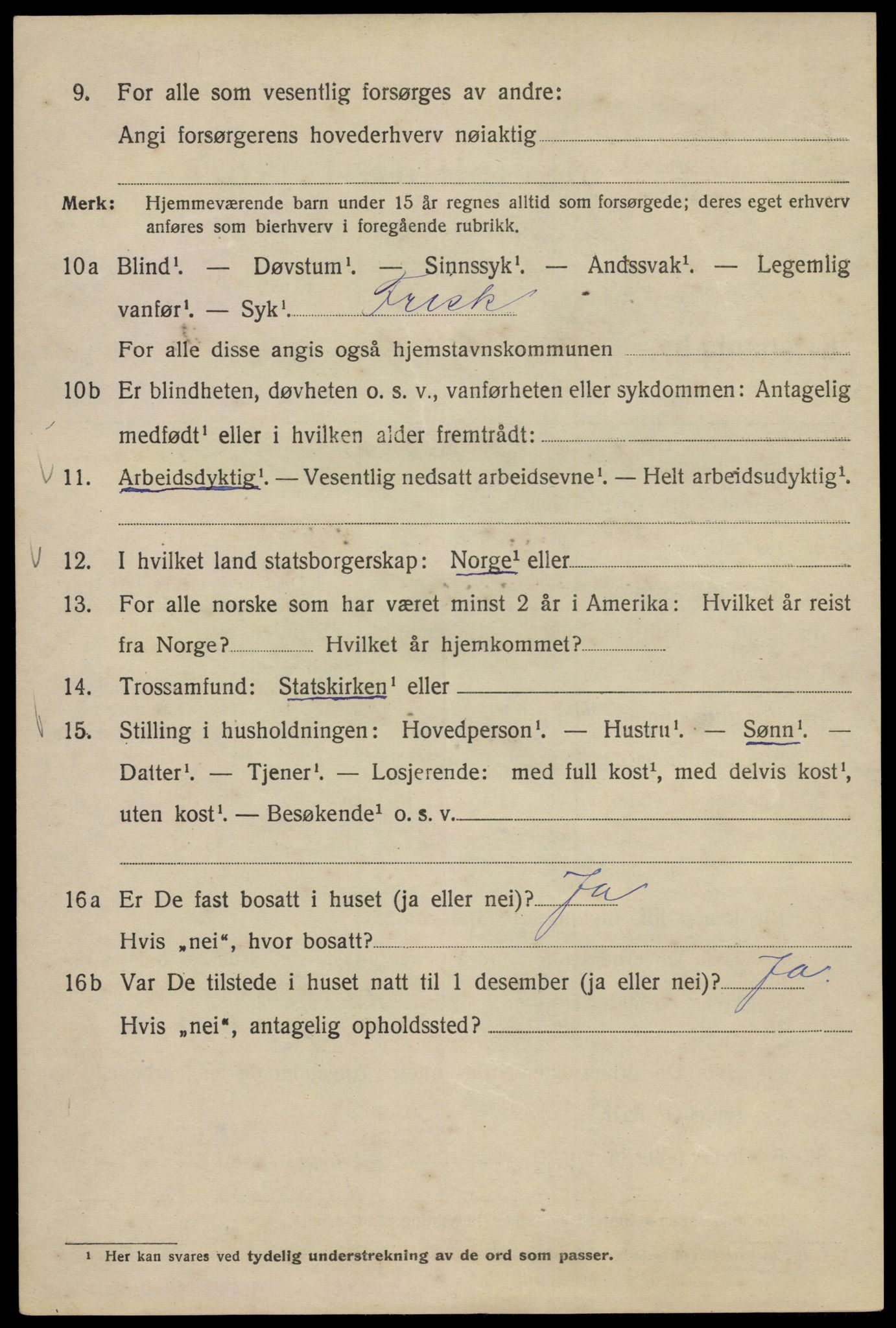 SAO, Folketelling 1920 for 0301 Kristiania kjøpstad, 1920, s. 527018