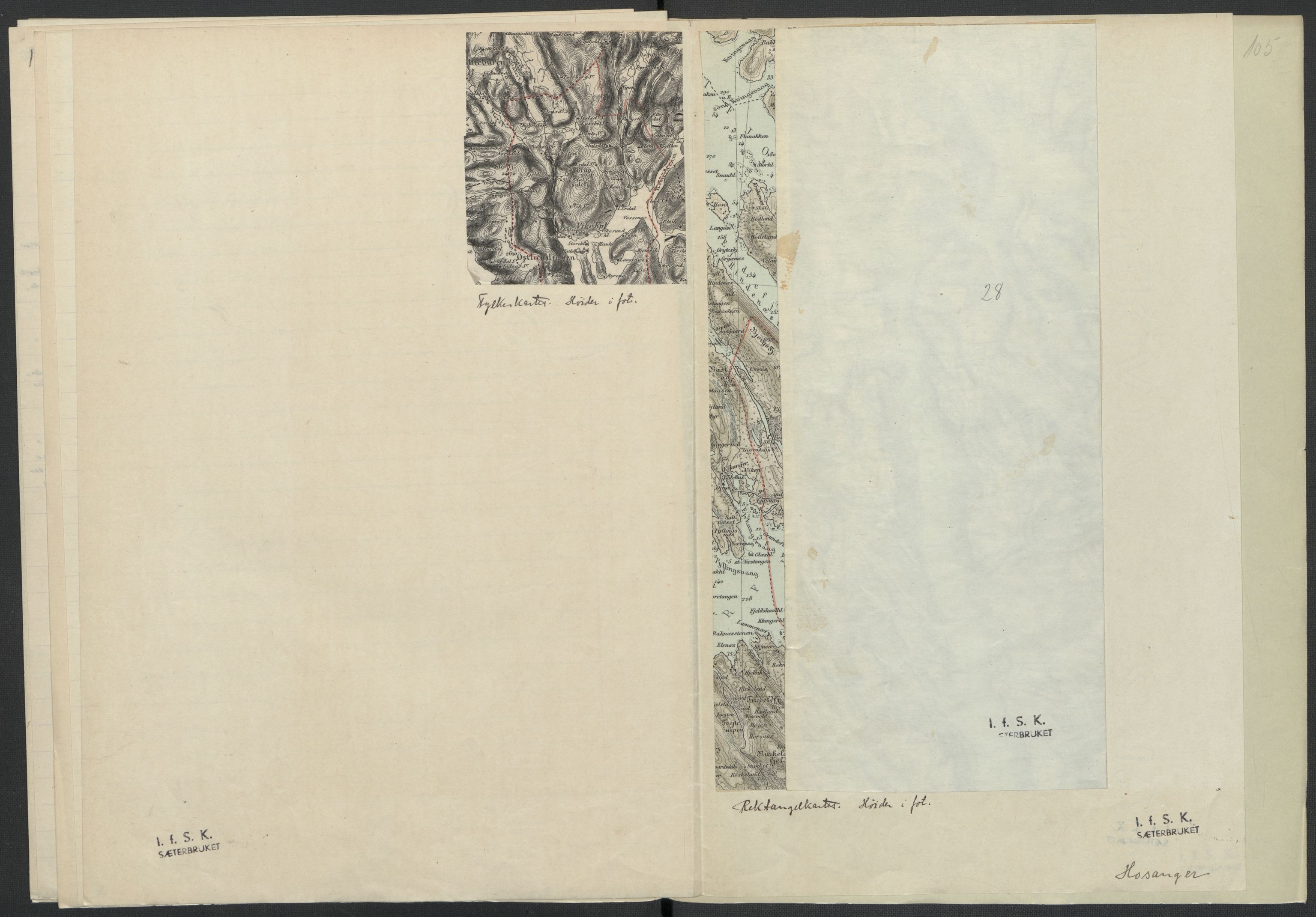 Instituttet for sammenlignende kulturforskning, AV/RA-PA-0424/F/Fc/L0010/0001: Eske B10: / Hordaland (perm XXV), 1932-1939, s. 105