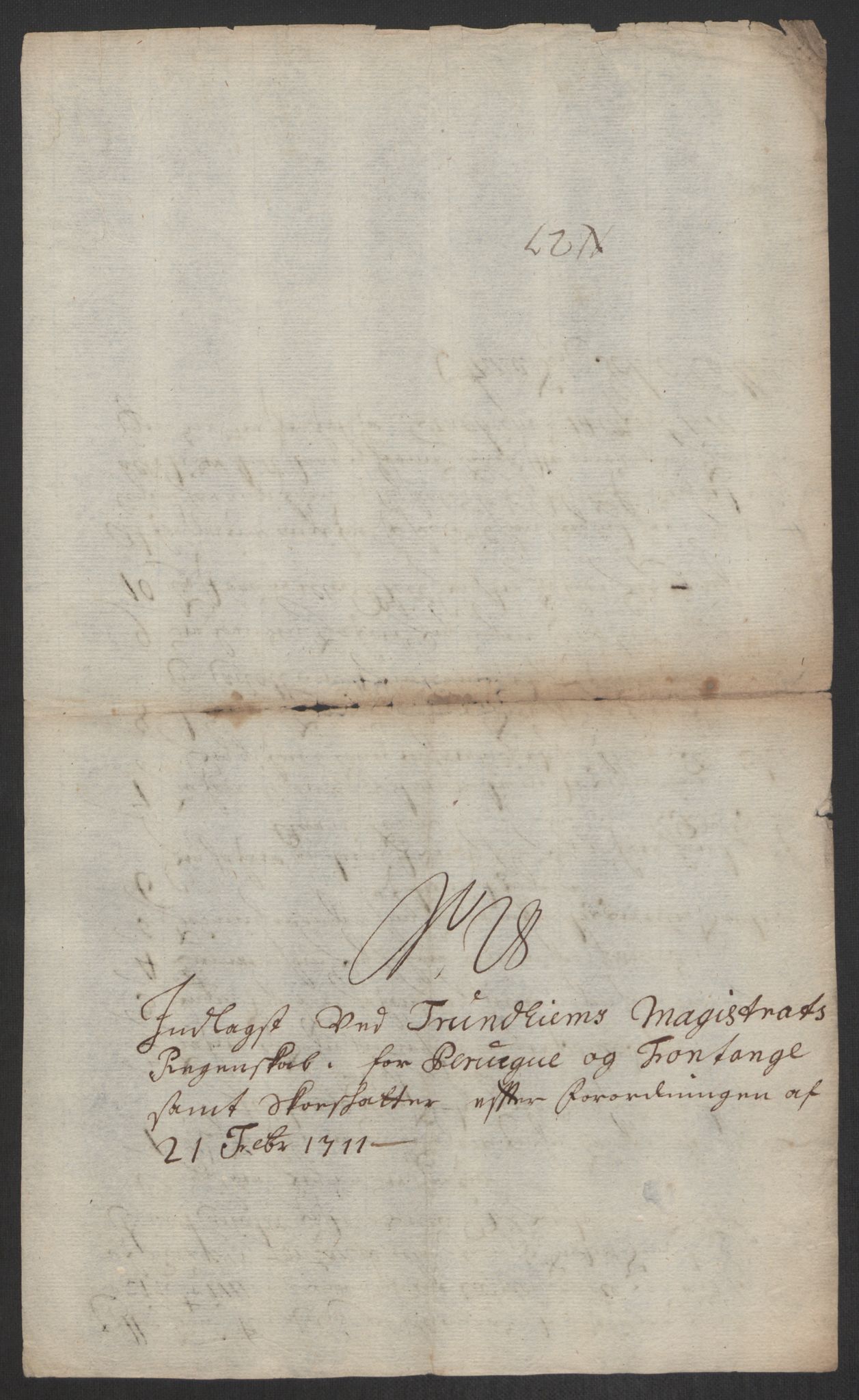 Rentekammeret inntil 1814, Reviderte regnskaper, Byregnskaper, AV/RA-EA-4066/R/Rs/L0507: [S3] Kontribusjonsregnskap, 1699-1711, s. 544