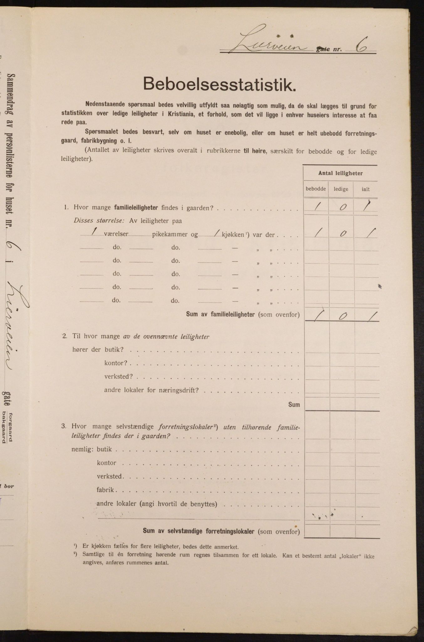 OBA, Kommunal folketelling 1.2.1913 for Kristiania, 1913, s. 57275