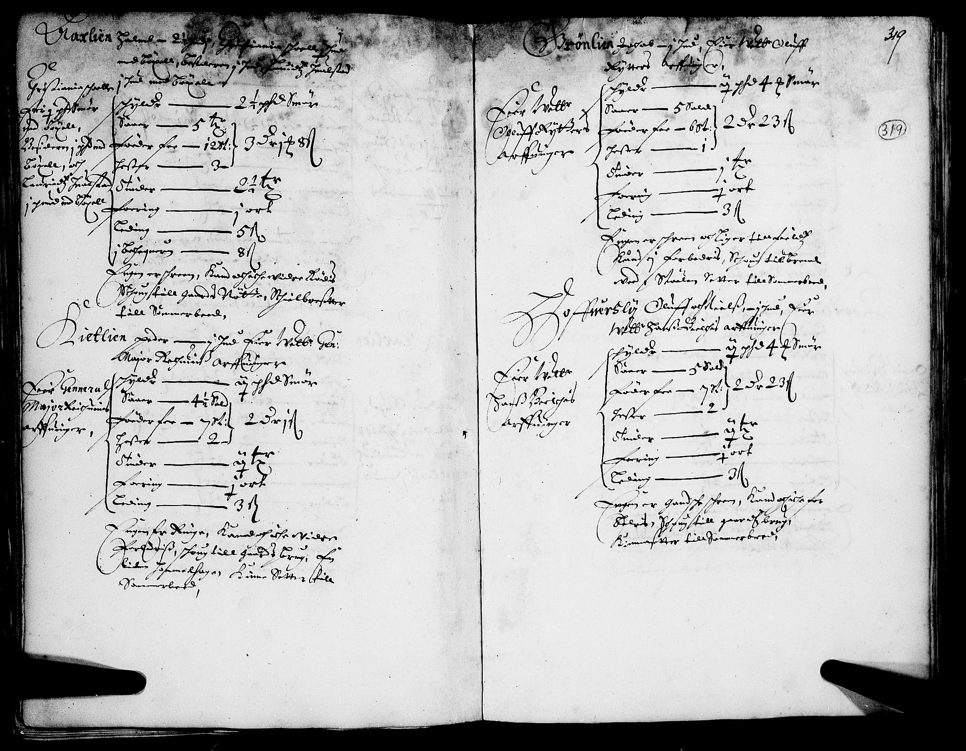 Rentekammeret inntil 1814, Realistisk ordnet avdeling, AV/RA-EA-4070/N/Nb/Nba/L0015: Gudbrandsdalen fogderi, 2. del, 1668, s. 318b-319a