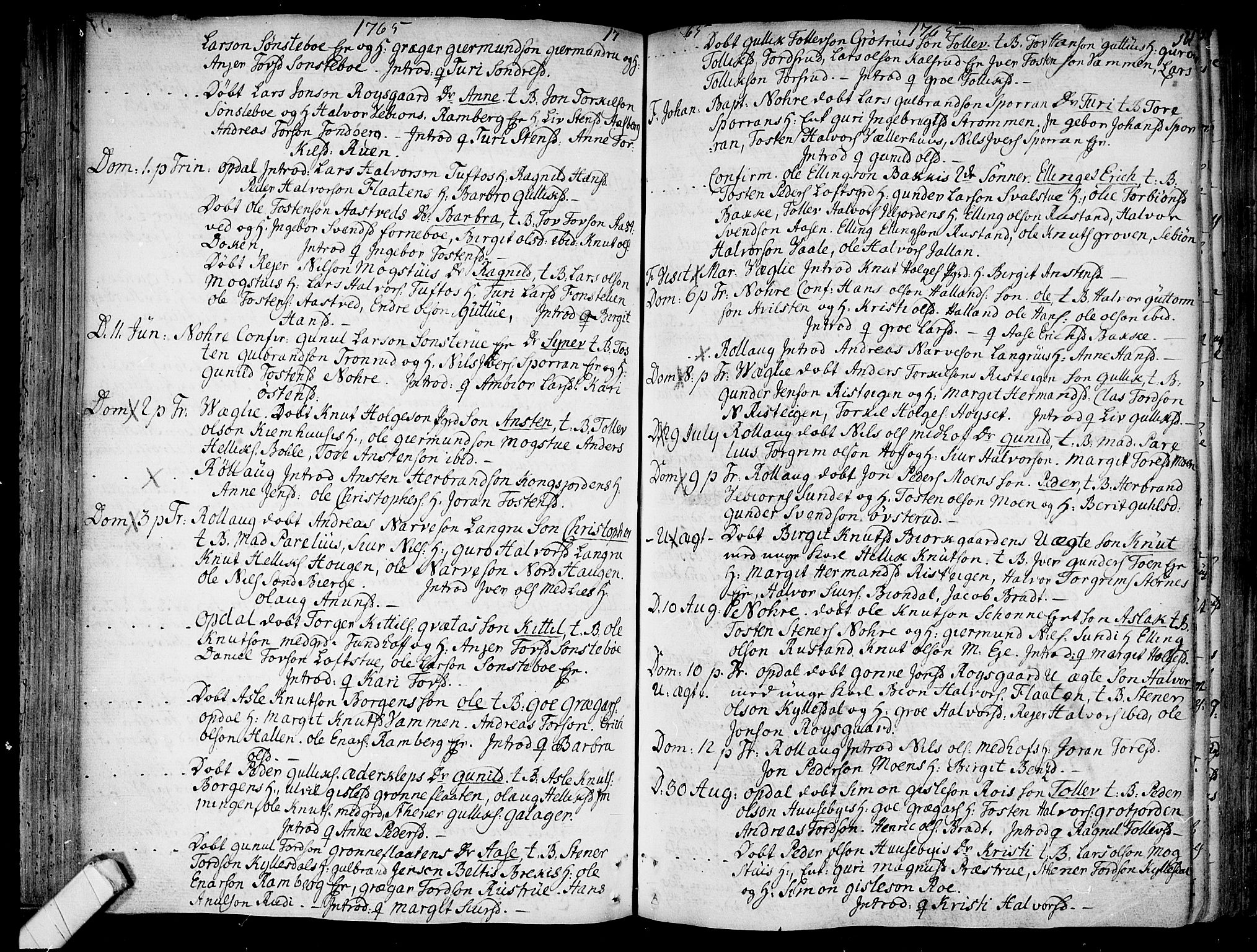 Rollag kirkebøker, SAKO/A-240/F/Fa/L0003: Ministerialbok nr. I 3, 1743-1778, s. 100