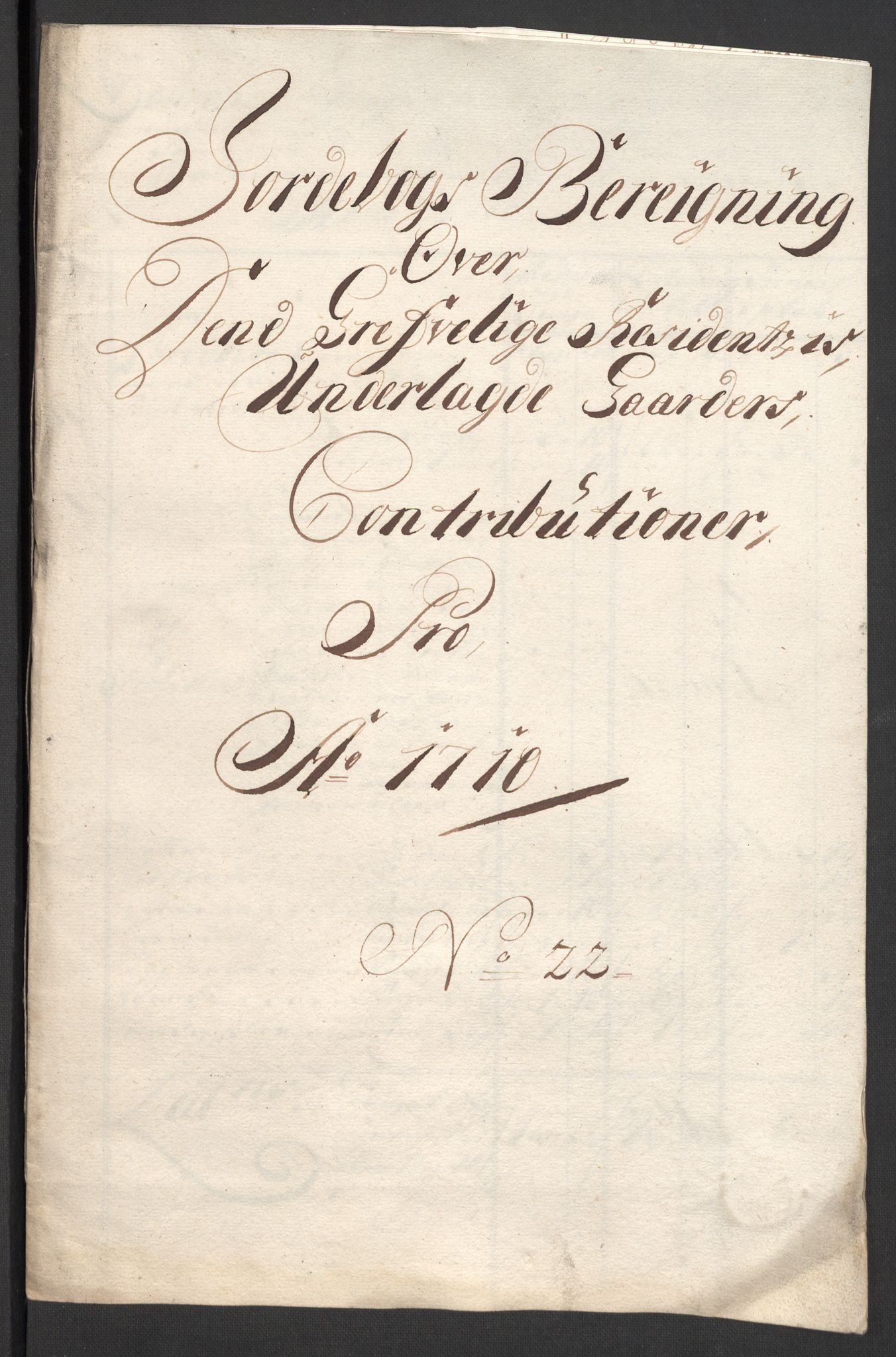 Rentekammeret inntil 1814, Reviderte regnskaper, Fogderegnskap, RA/EA-4092/R33/L1981: Fogderegnskap Larvik grevskap, 1709-1710, s. 416