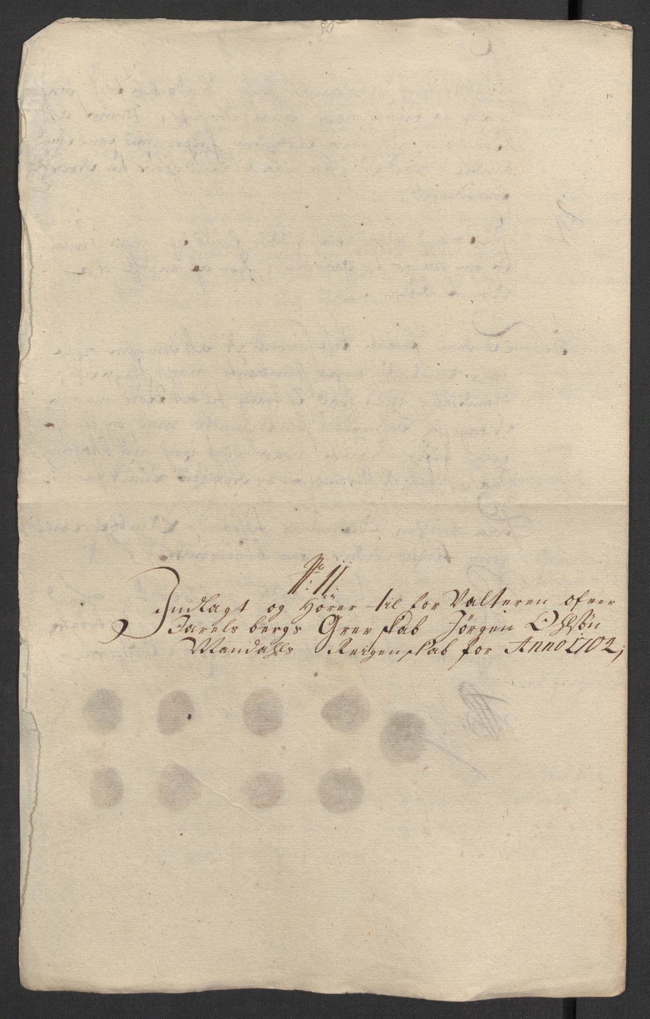 Rentekammeret inntil 1814, Reviderte regnskaper, Fogderegnskap, RA/EA-4092/R32/L1871: Fogderegnskap Jarlsberg grevskap, 1703-1705, s. 254