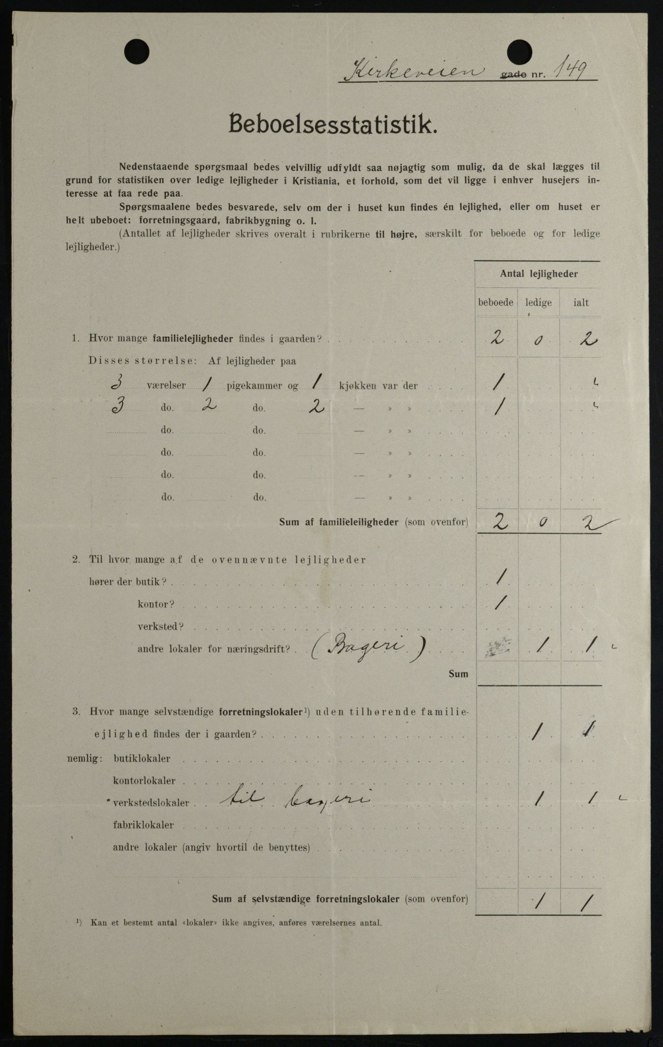 OBA, Kommunal folketelling 1.2.1908 for Kristiania kjøpstad, 1908, s. 46019