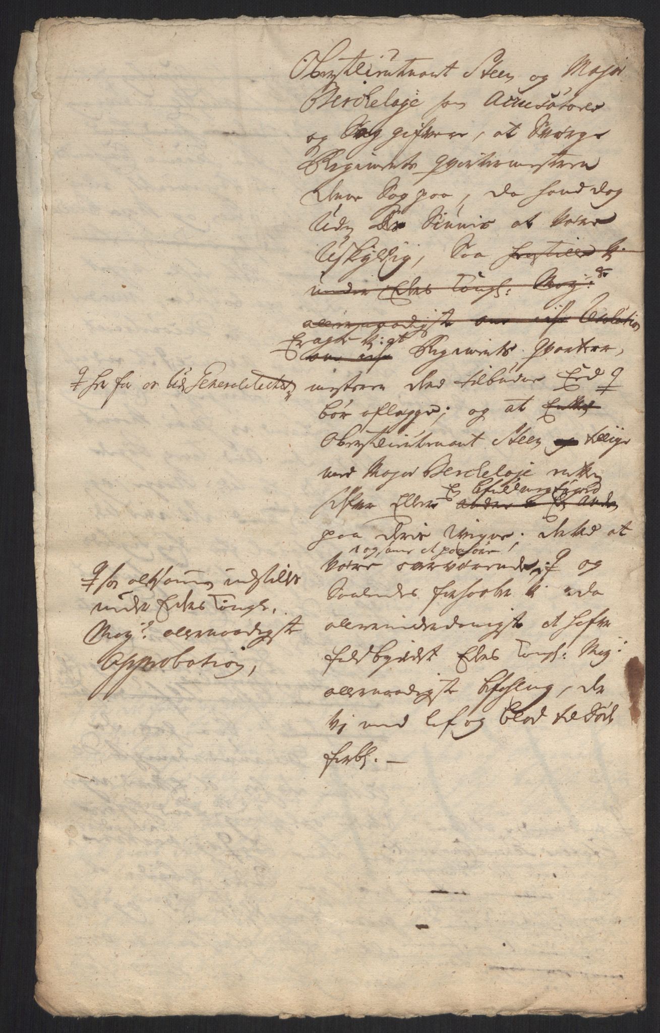 Kommanderende general (KG I) med Det norske krigsdirektorium, AV/RA-EA-5419/B/L0013: Kommanderende generals konsepter, 1730-1733, s. 65