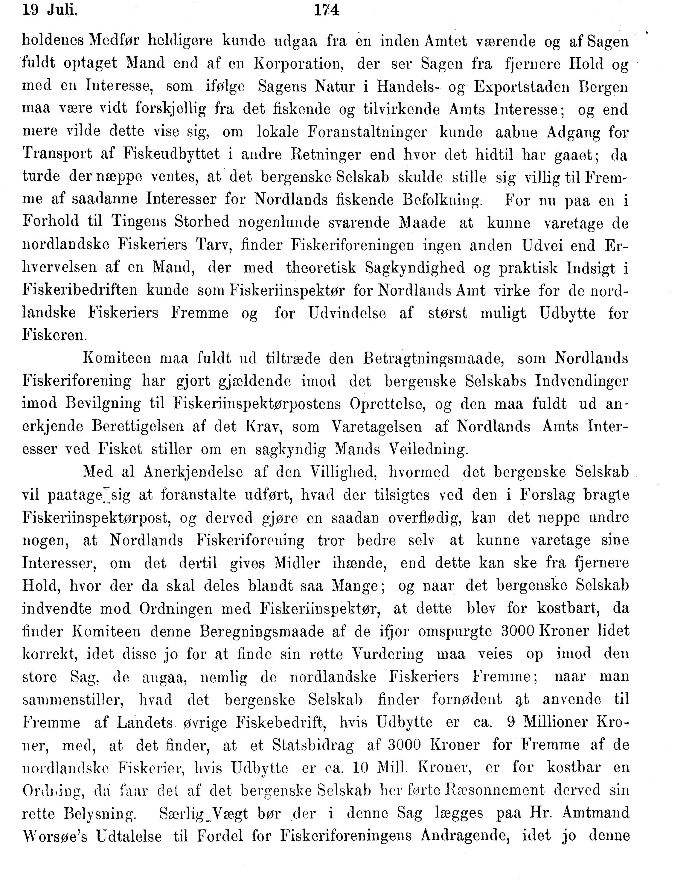 Nordland Fylkeskommune. Fylkestinget, AIN/NFK-17/176/A/Ac/L0014: Fylkestingsforhandlinger 1881-1885, 1881-1885