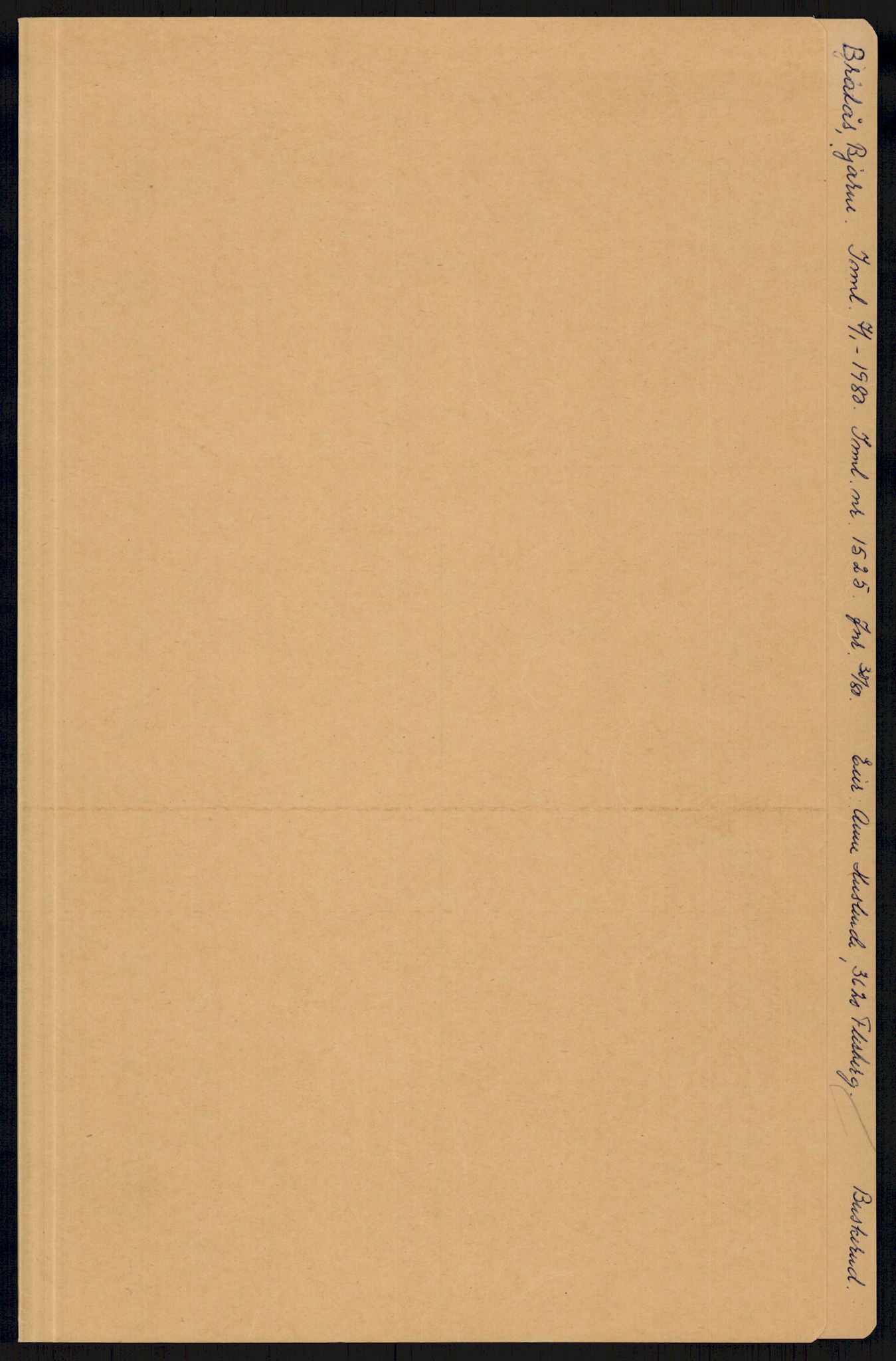 Samlinger til kildeutgivelse, Amerikabrevene, RA/EA-4057/F/L0017: Innlån fra Buskerud: Bratås, 1838-1914, s. 1