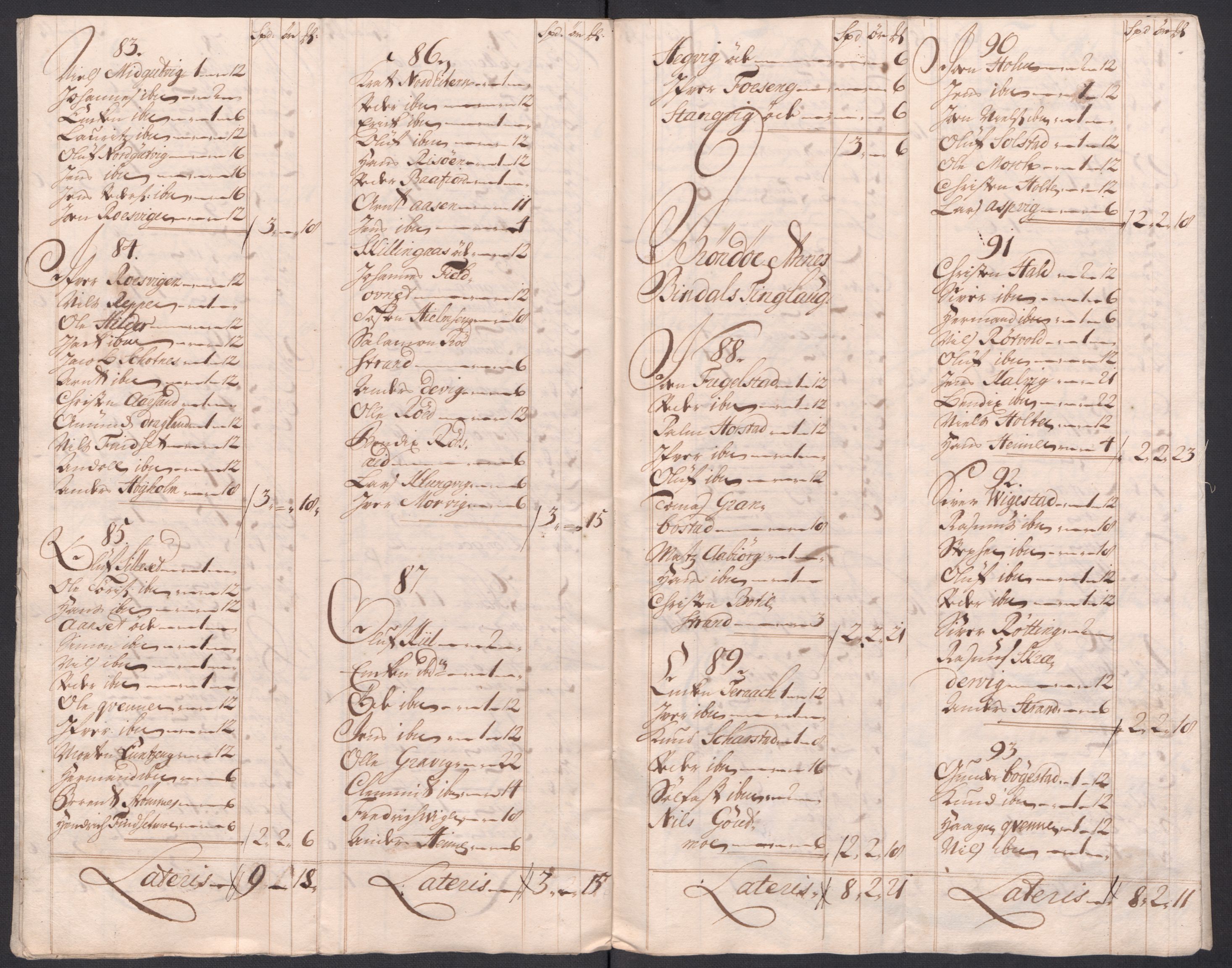 Rentekammeret inntil 1814, Reviderte regnskaper, Fogderegnskap, AV/RA-EA-4092/R64/L4435: Fogderegnskap Namdal, 1714, s. 96