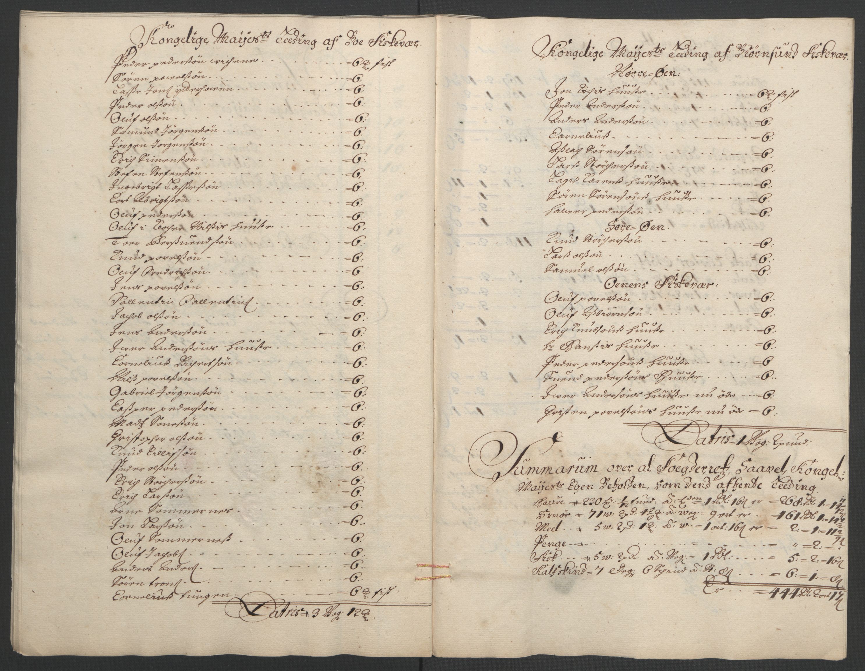 Rentekammeret inntil 1814, Reviderte regnskaper, Fogderegnskap, RA/EA-4092/R55/L3651: Fogderegnskap Romsdal, 1693-1694, s. 120