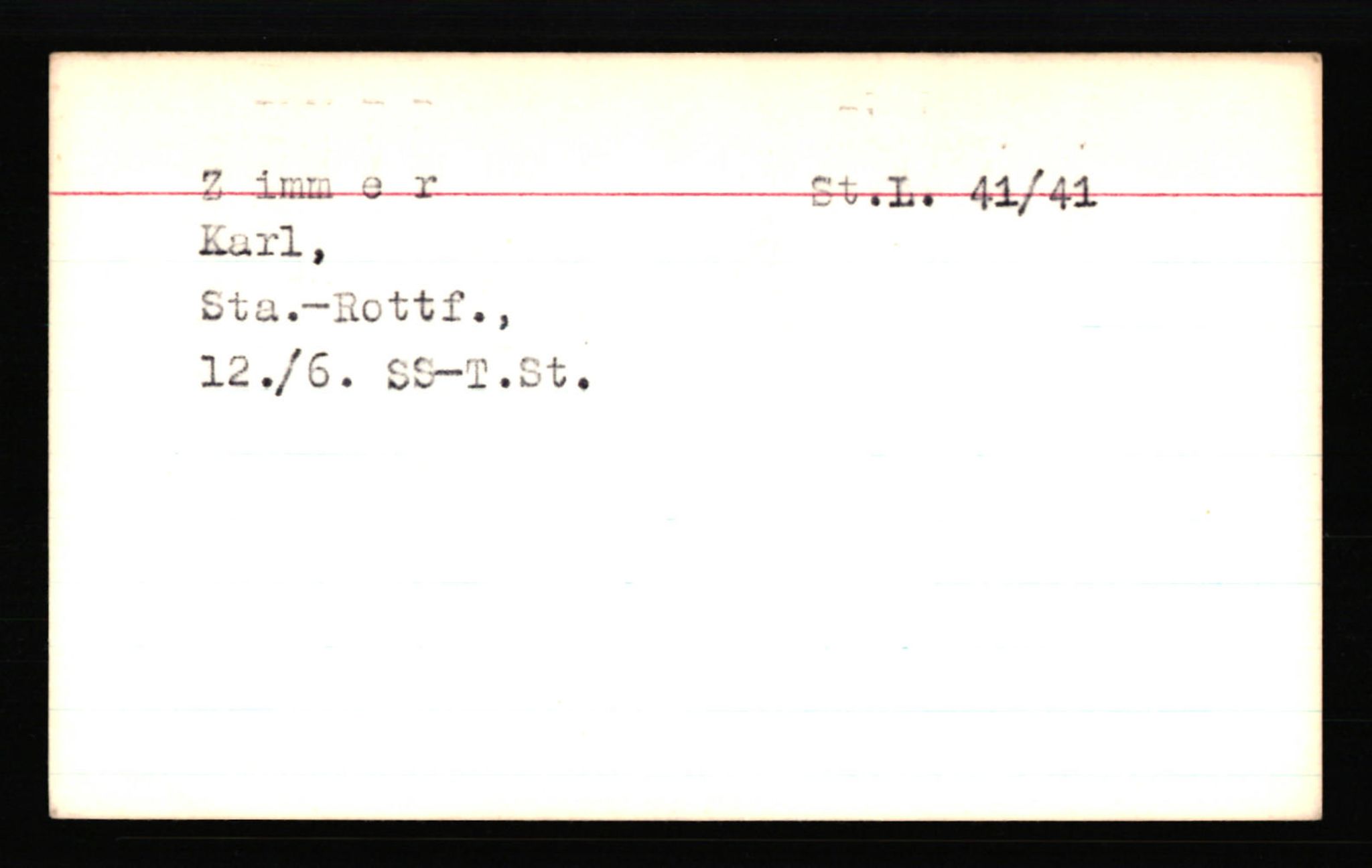 SS- und Polizeigericht Nord (IX), AV/RA-RAFA-3182/0001/C/Ca/L0007: kartotekkort for personer alfabetisk på etternavn: T-Å, 1940-1945, s. 466