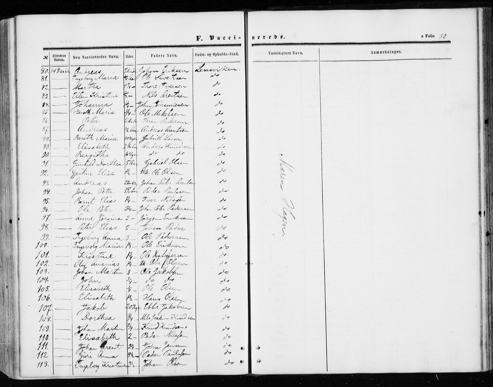 Ministerialprotokoller, klokkerbøker og fødselsregistre - Sør-Trøndelag, SAT/A-1456/646/L0612: Ministerialbok nr. 646A10, 1858-1869, s. 32