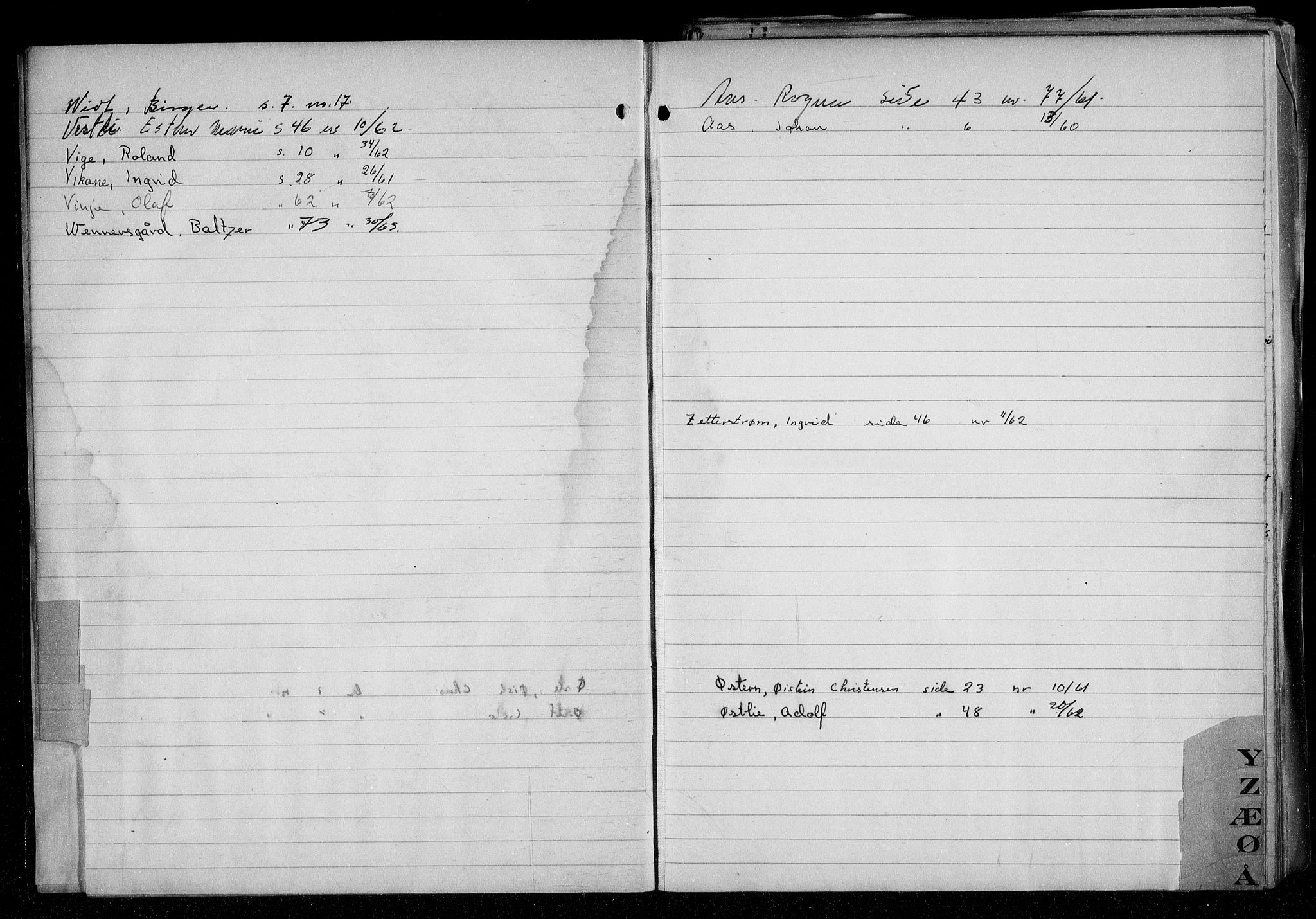 Ås lensmannskontor, SAO/A-10012/H/Ha/L0004: Dødsfallsprotokoll, 1959-1964