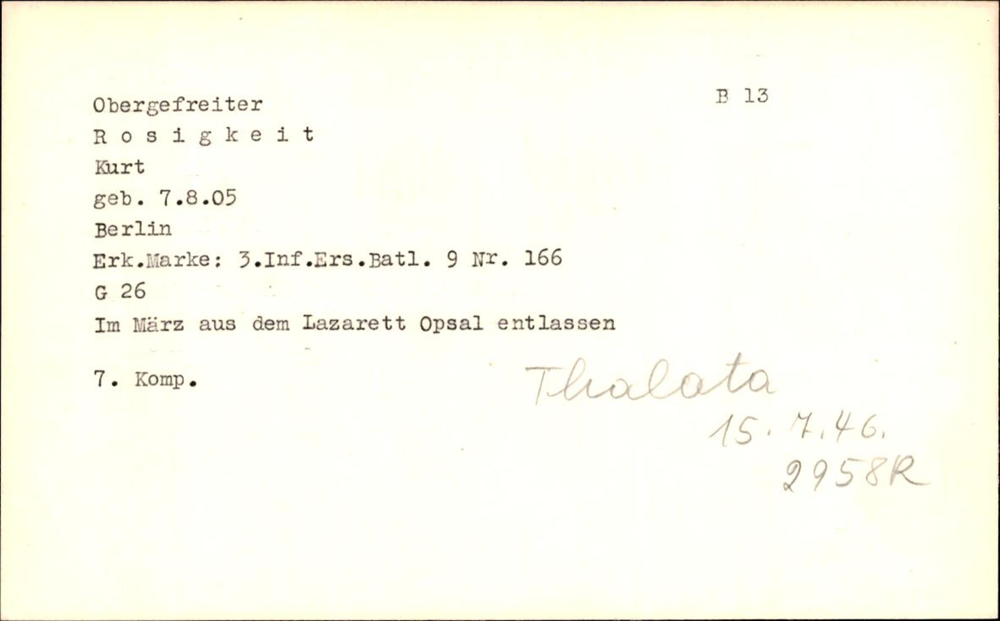 Hjemsendte tyskere , AV/RA-RAFA-6487/D/Db/L0023: Rosenthal-Schmick, 1945-1947, s. 10