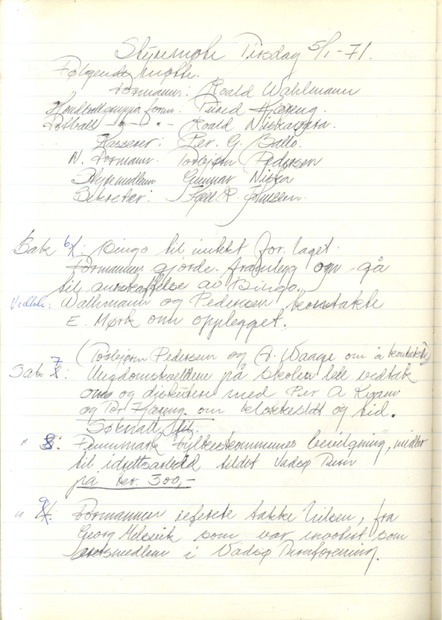 Vadsø Turnforening, FMFB/A-1063/A/L0001: Møteprotokoll, 1962-1972, s. 179