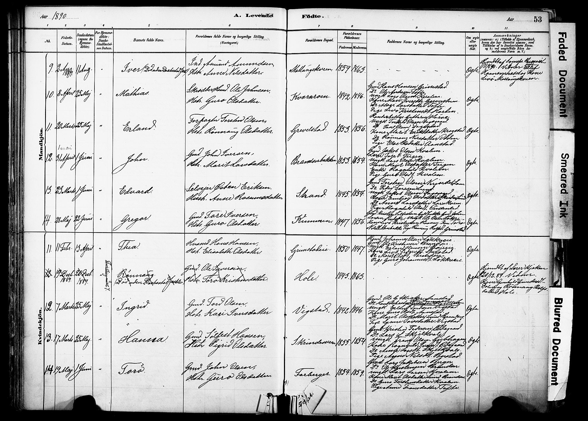 Skjåk prestekontor, AV/SAH-PREST-072/H/Ha/Haa/L0003: Ministerialbok nr. 3, 1880-1907, s. 53