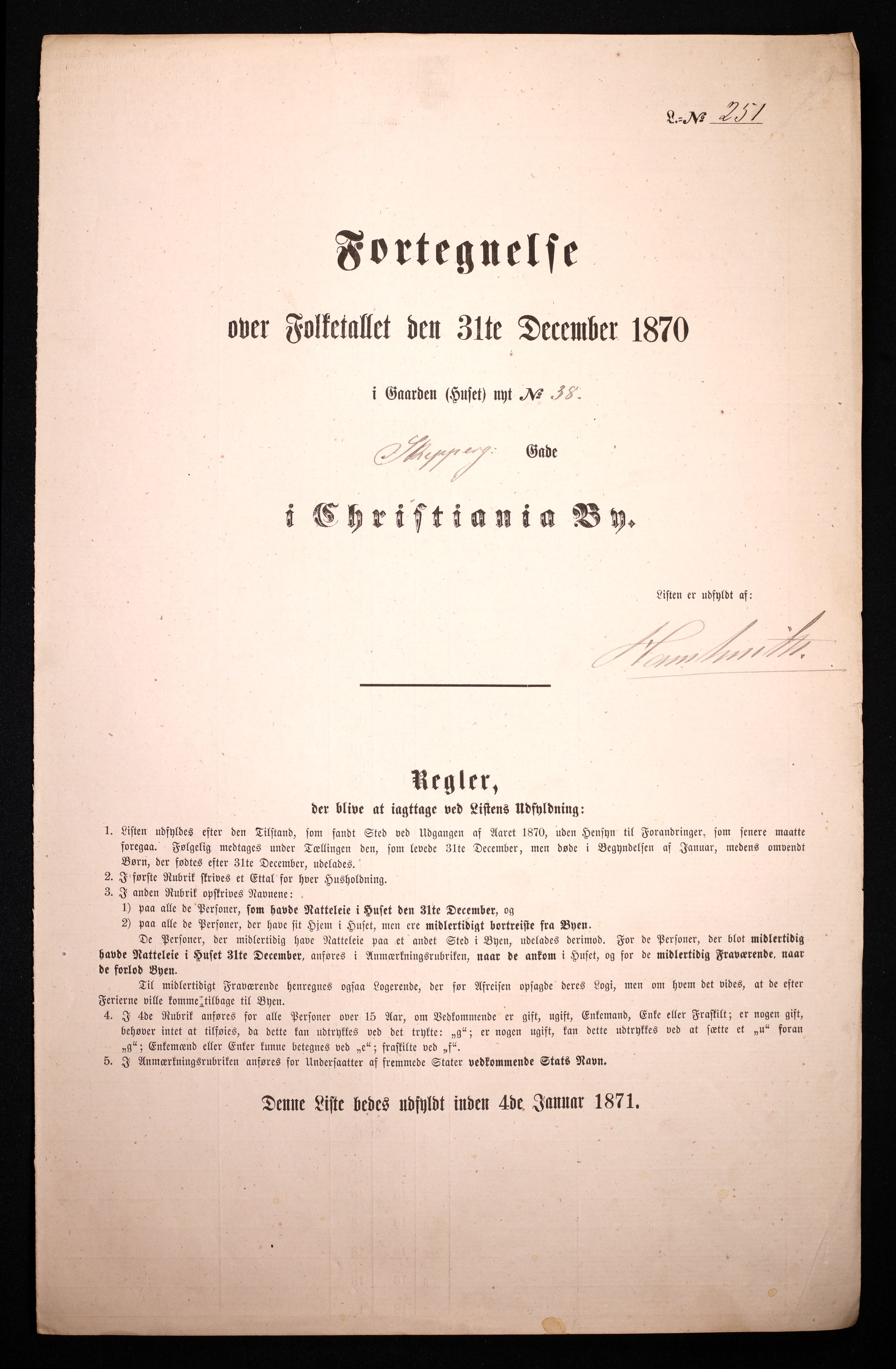 RA, Folketelling 1870 for 0301 Kristiania kjøpstad, 1870, s. 3395