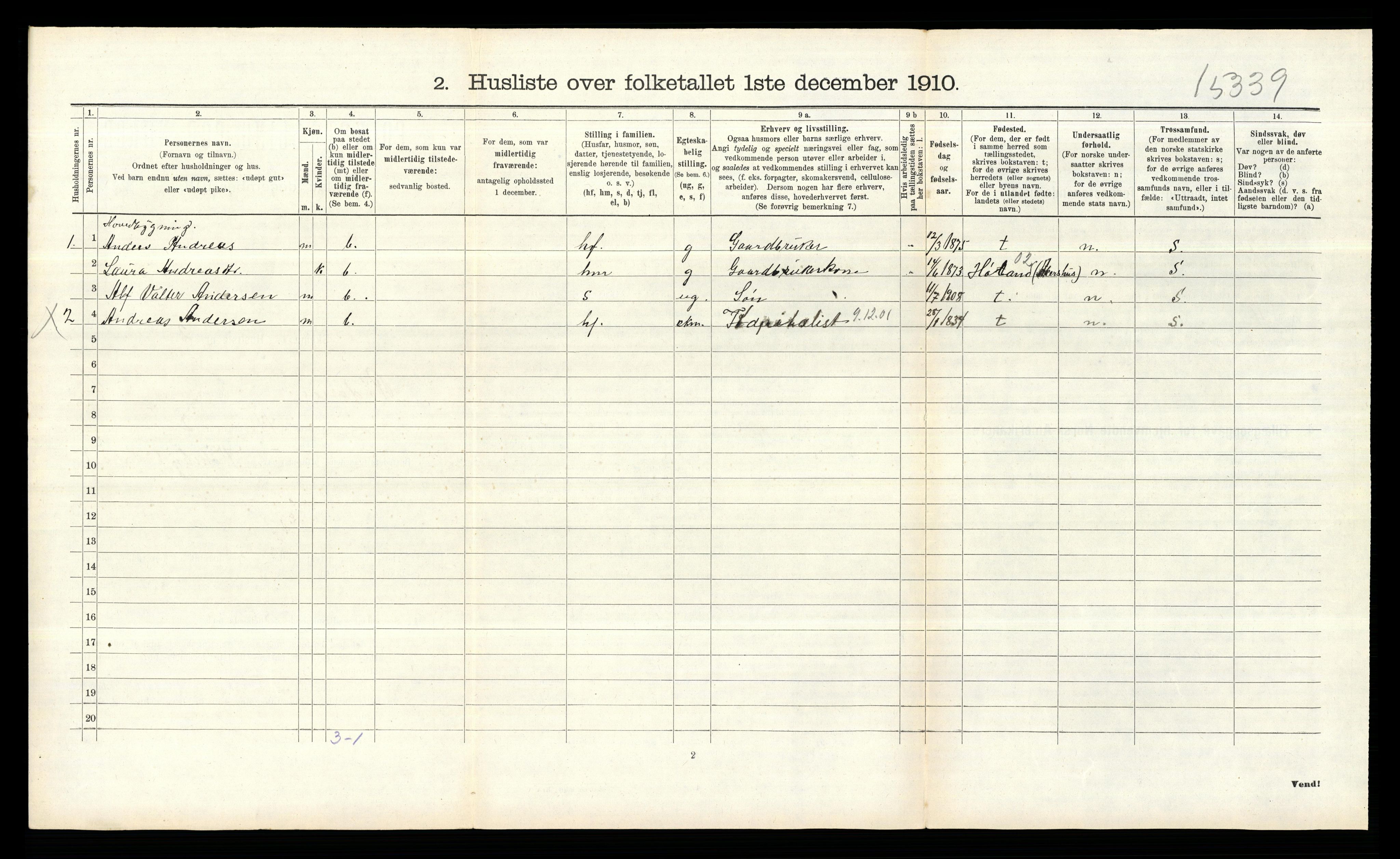 RA, Folketelling 1910 for 0120 Rødenes herred, 1910, s. 382