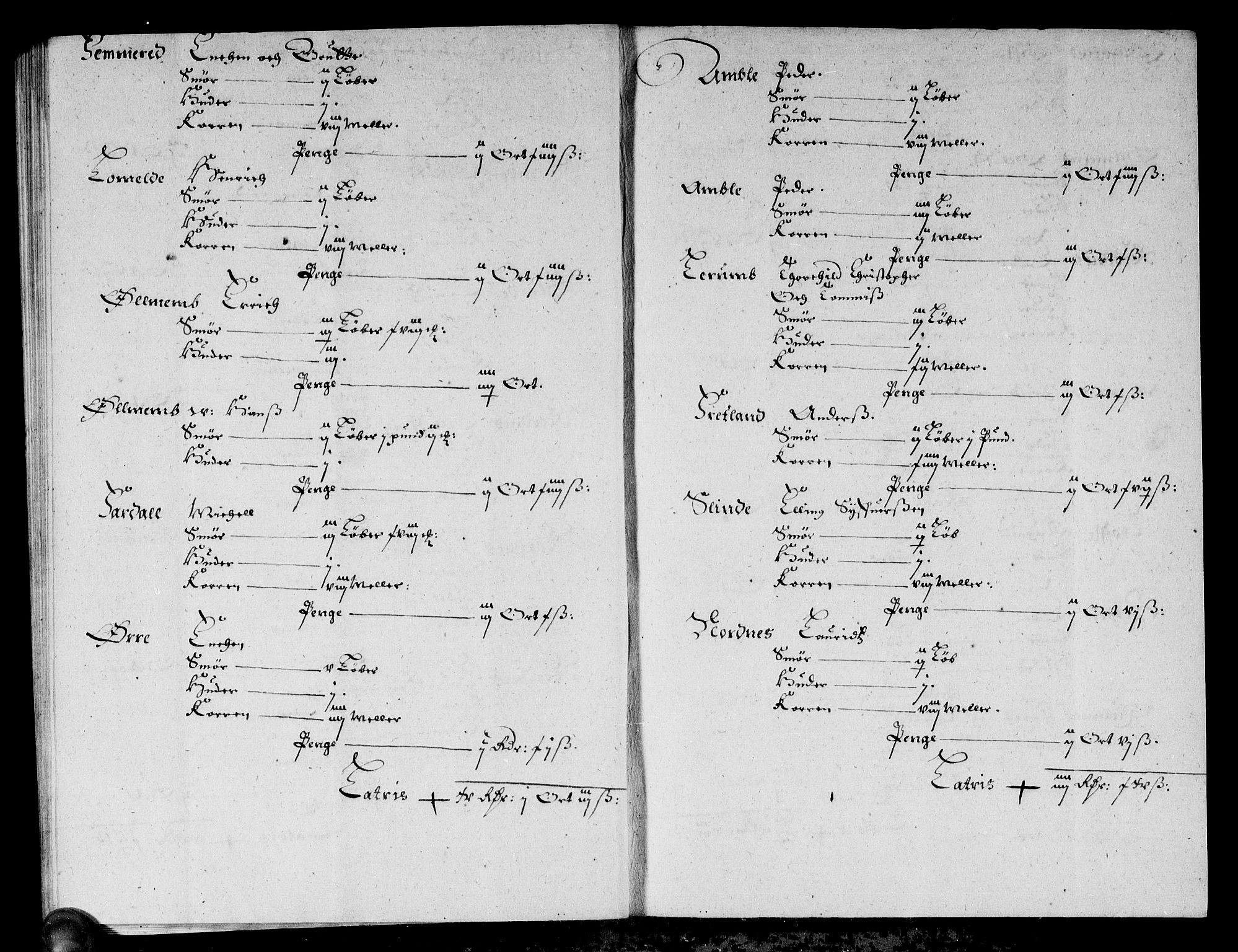 Rentekammeret inntil 1814, Reviderte regnskaper, Stiftamtstueregnskaper, Bergen stiftamt, AV/RA-EA-6043/R/Rc/L0017: Bergen stiftamt, 1665