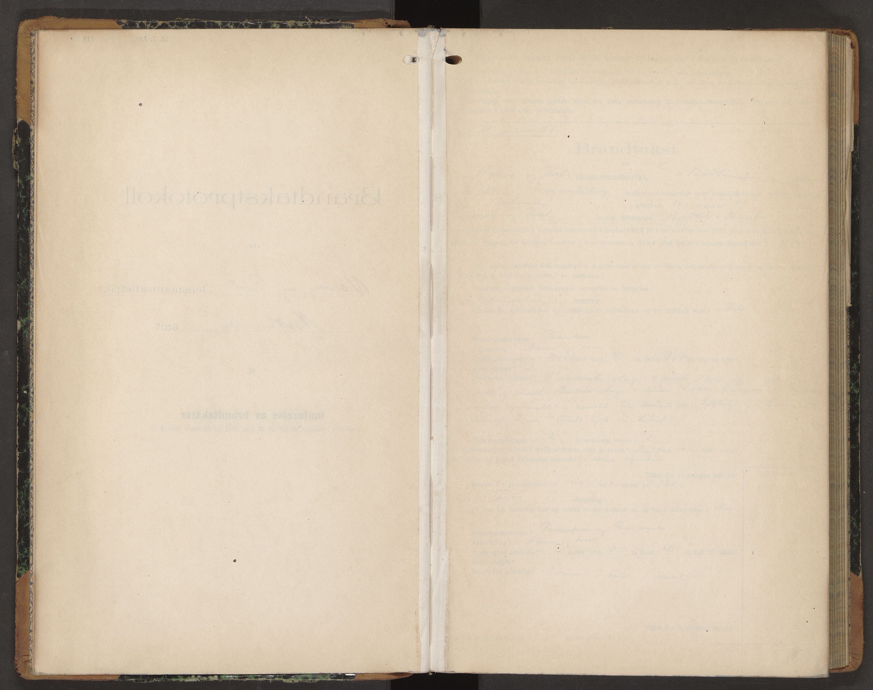 Norges Brannkasse Værøy og Røst, AV/SAT-A-5586/Fb/L0004: Branntakstprotokoll, 1924-1935
