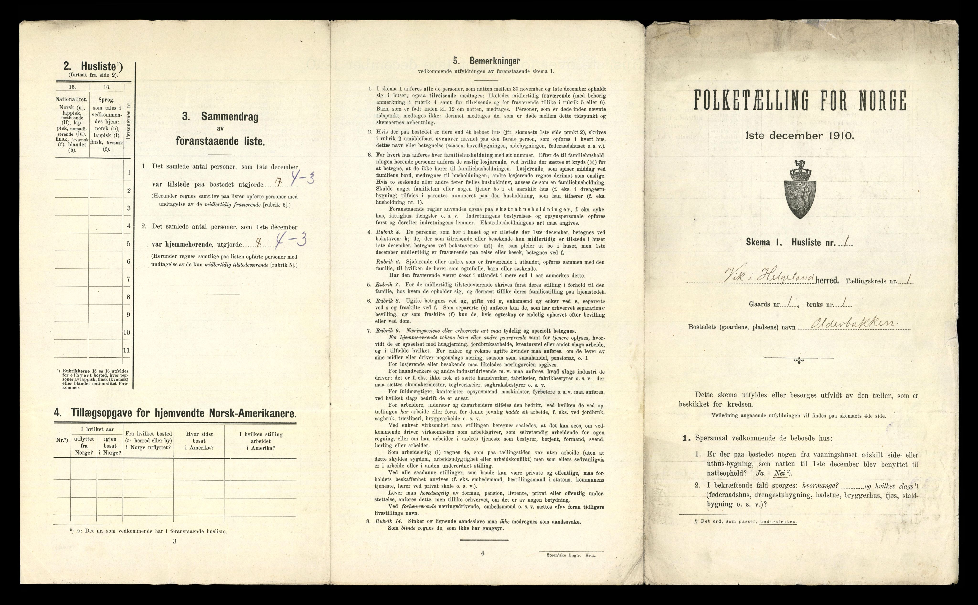 RA, Folketelling 1910 for 1812 Vik herred, 1910, s. 30