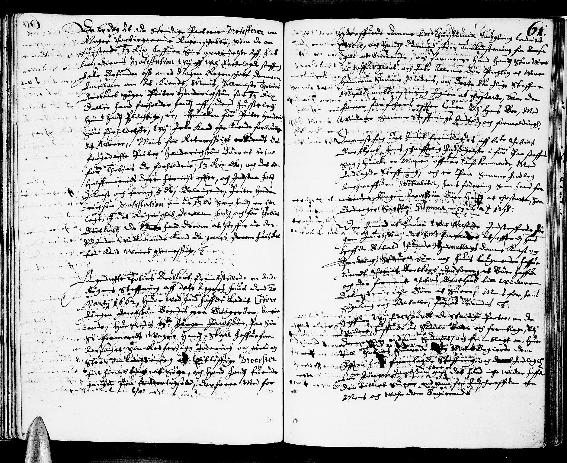 Lier, Røyken og Hurum sorenskriveri, SAKO/A-89/F/Fa/L0004: Tingbok, 1662, s. 61