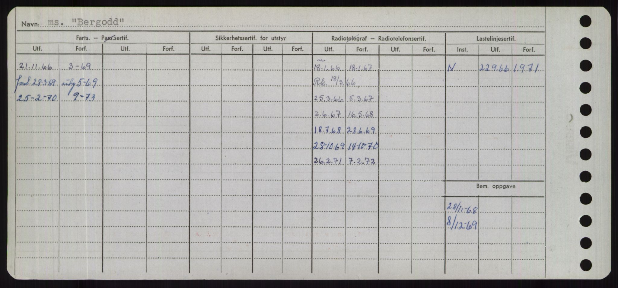 Sjøfartsdirektoratet med forløpere, Skipsmålingen, RA/S-1627/H/Hd/L0003: Fartøy, B-Bev, s. 826