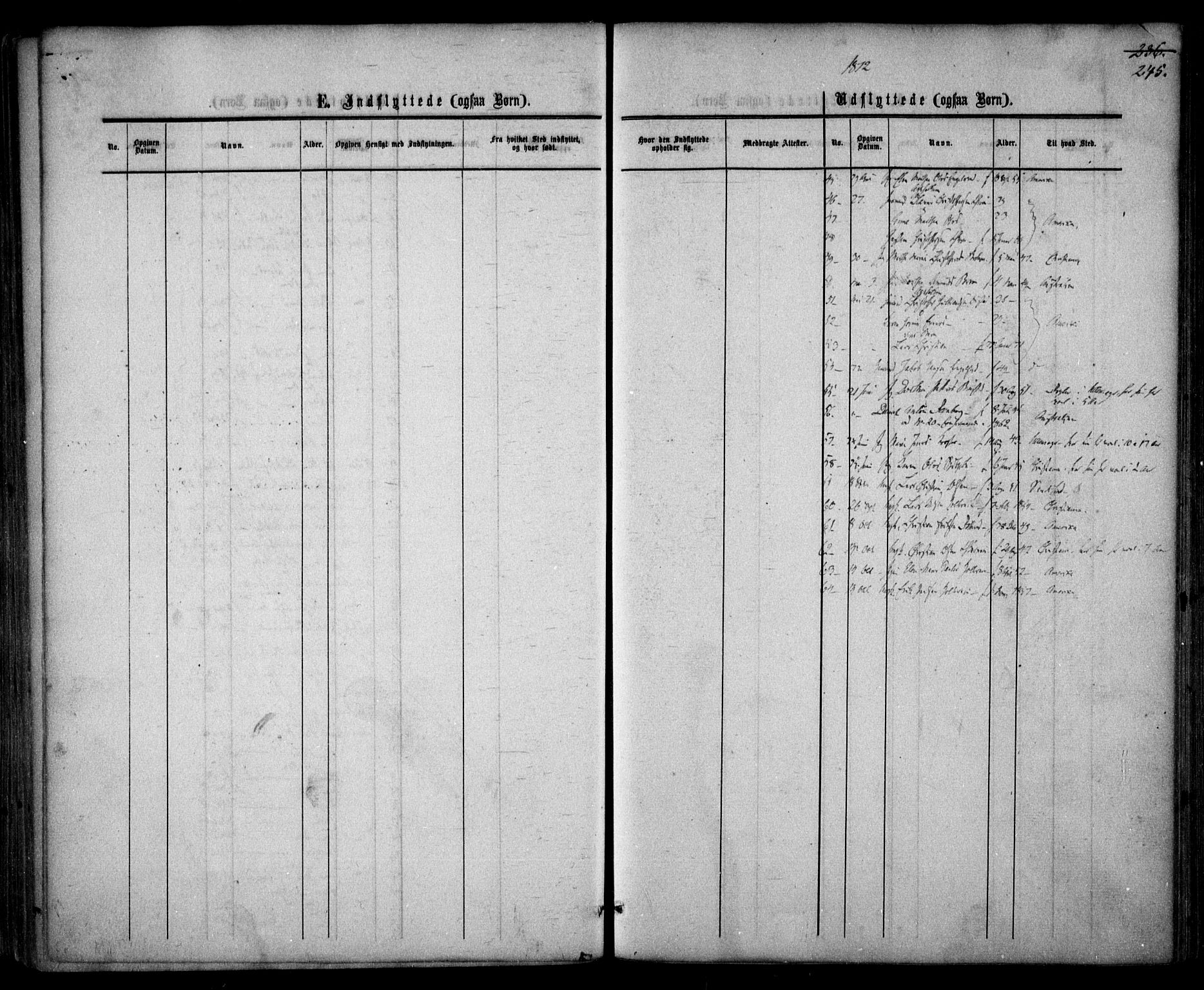 Nannestad prestekontor Kirkebøker, SAO/A-10414a/F/Fa/L0012: Ministerialbok nr. I 12, 1860-1872, s. 245