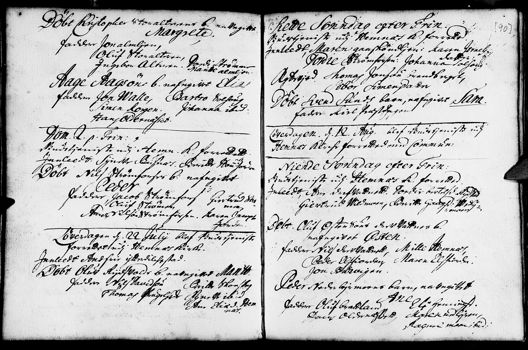 Ministerialprotokoller, klokkerbøker og fødselsregistre - Nordland, AV/SAT-A-1459/825/L0345: Ministerialbok nr. 825A01, 1704-1728, s. 90