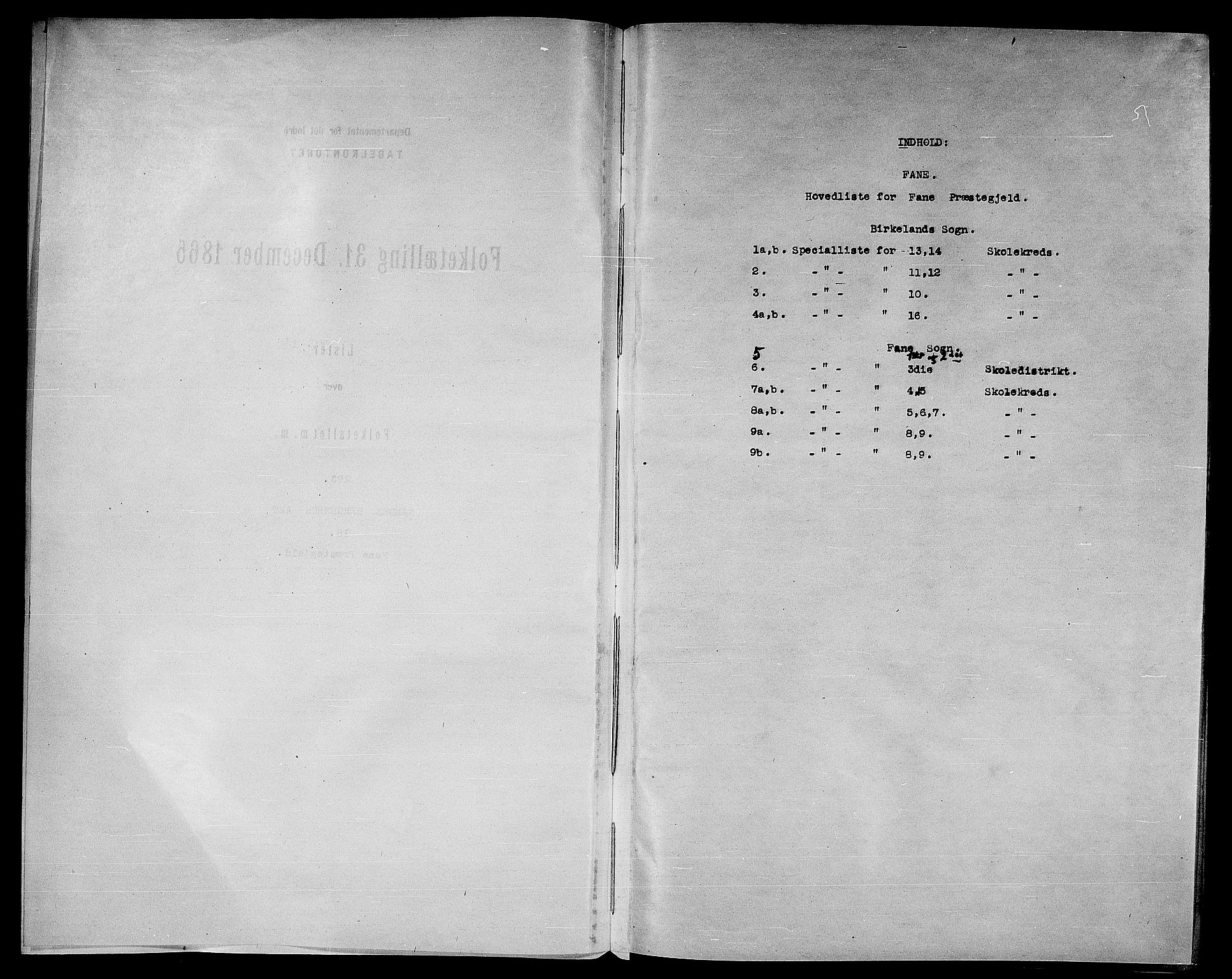 RA, Folketelling 1865 for 1249P Fana prestegjeld, 1865, s. 4
