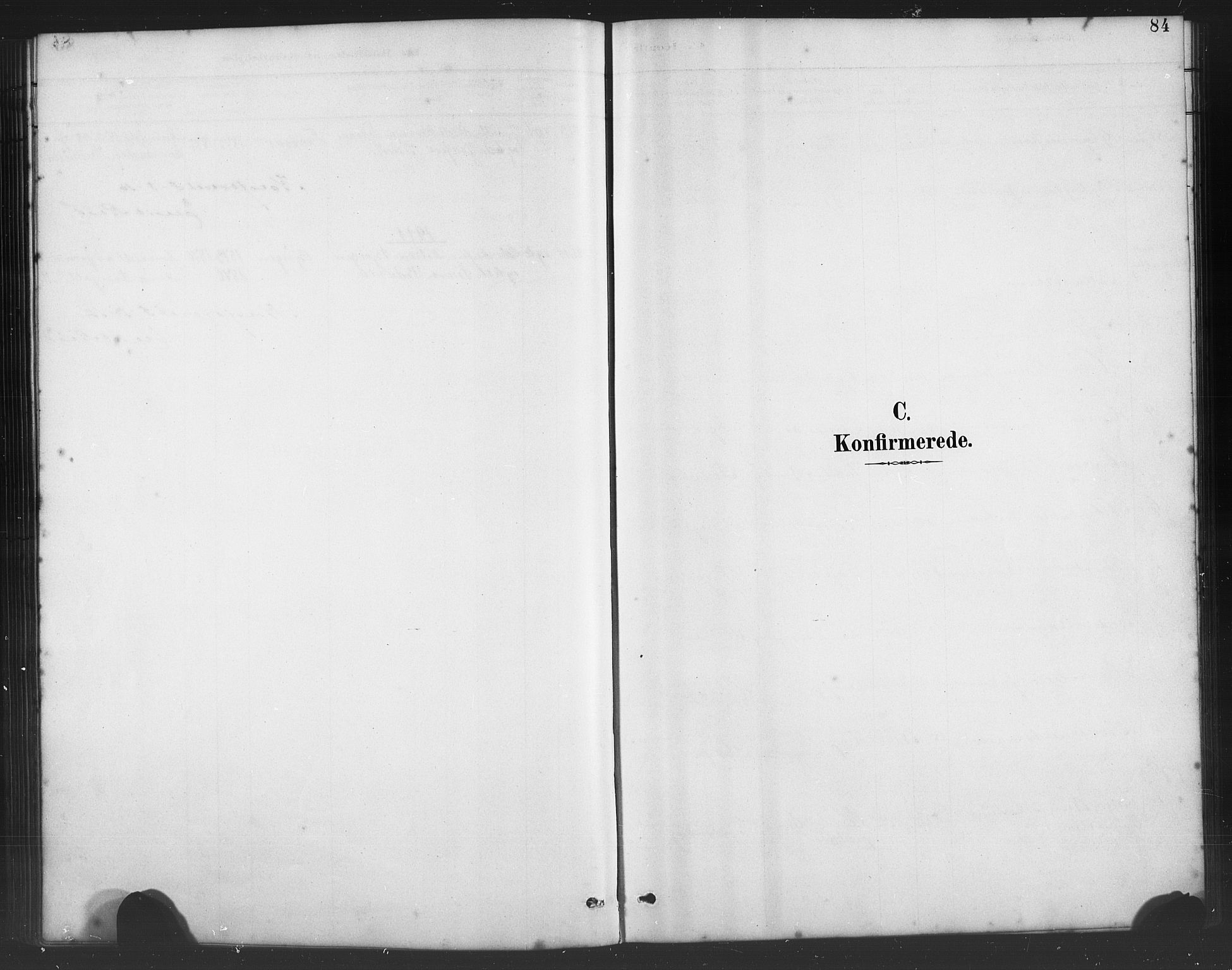 Sveio Sokneprestembete, SAB/A-78501/H/Hab: Klokkerbok nr. B 2, 1887-1911, s. 84