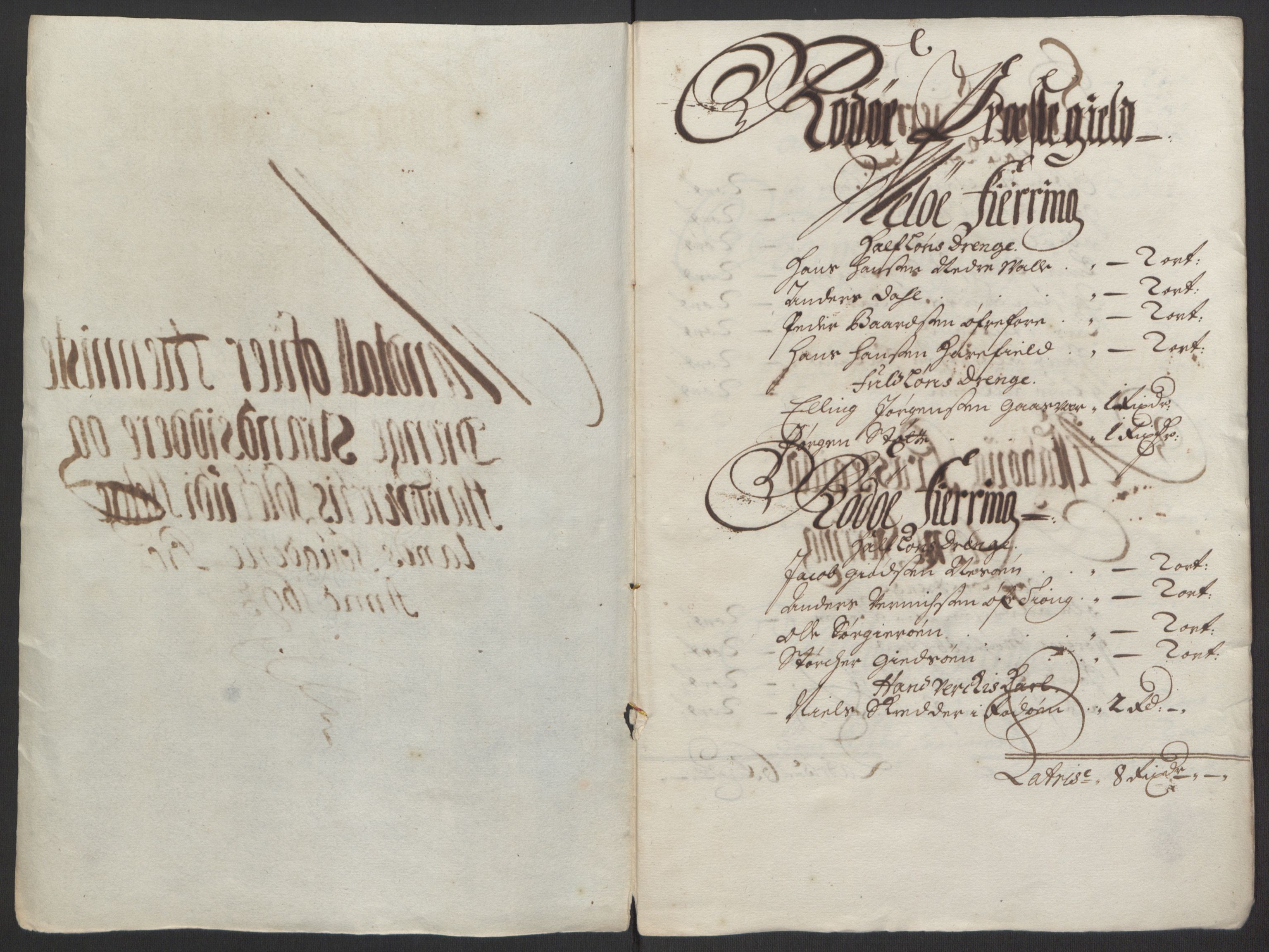 Rentekammeret inntil 1814, Reviderte regnskaper, Fogderegnskap, RA/EA-4092/R65/L4505: Fogderegnskap Helgeland, 1693-1696, s. 104