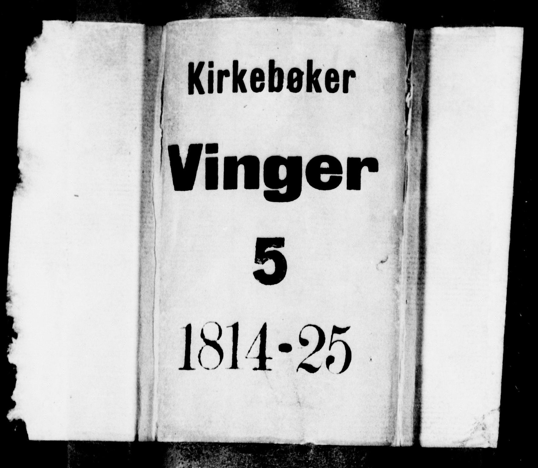 Vinger prestekontor, SAH/PREST-024/H/Ha/Hab/L0001: Klokkerbok nr. 1, 1814-1825