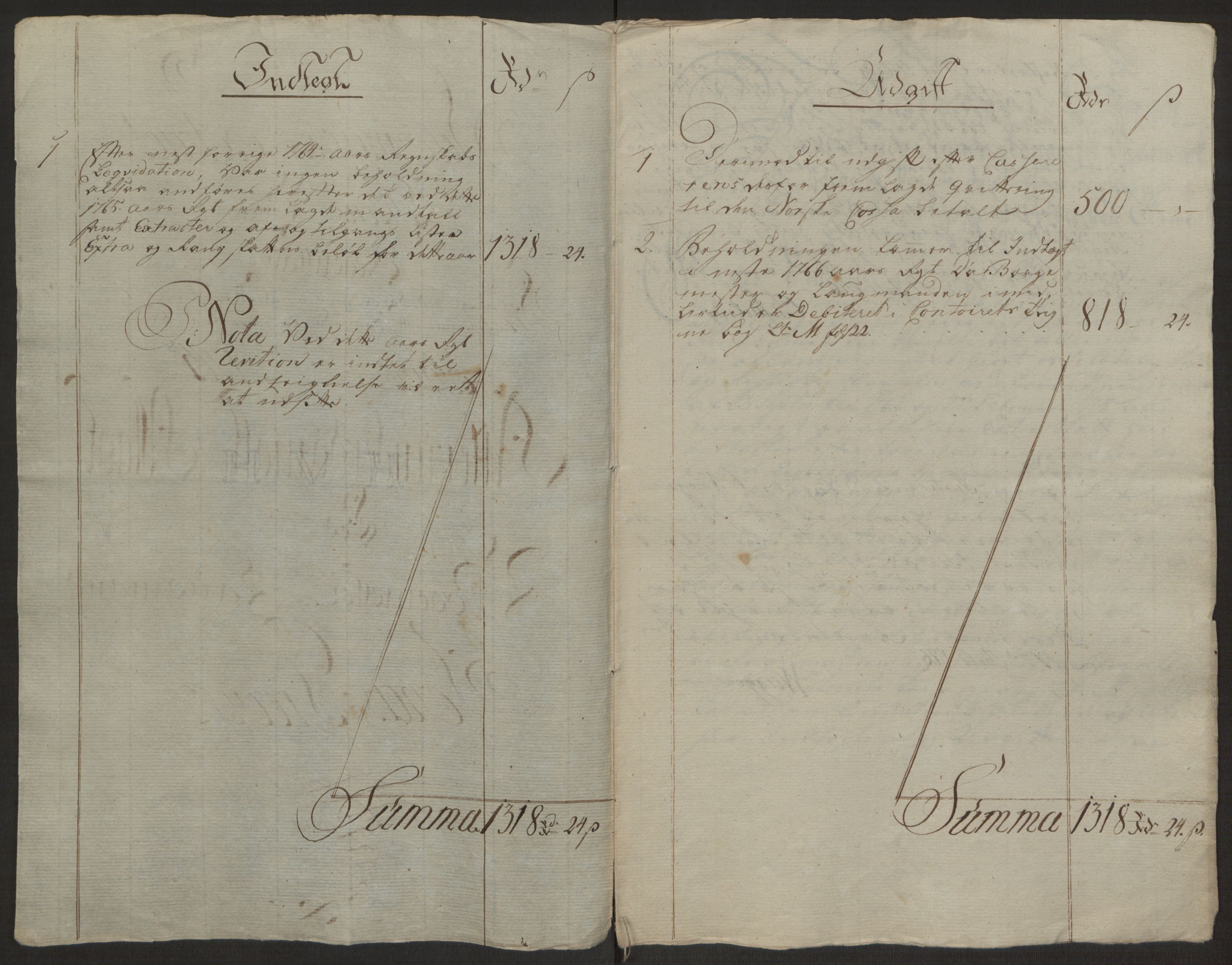 Rentekammeret inntil 1814, Reviderte regnskaper, Byregnskaper, AV/RA-EA-4066/R/Rj/L0198/0001: [J4] Kontribusjonsregnskap / Ekstraskatt, 1762-1768, s. 321