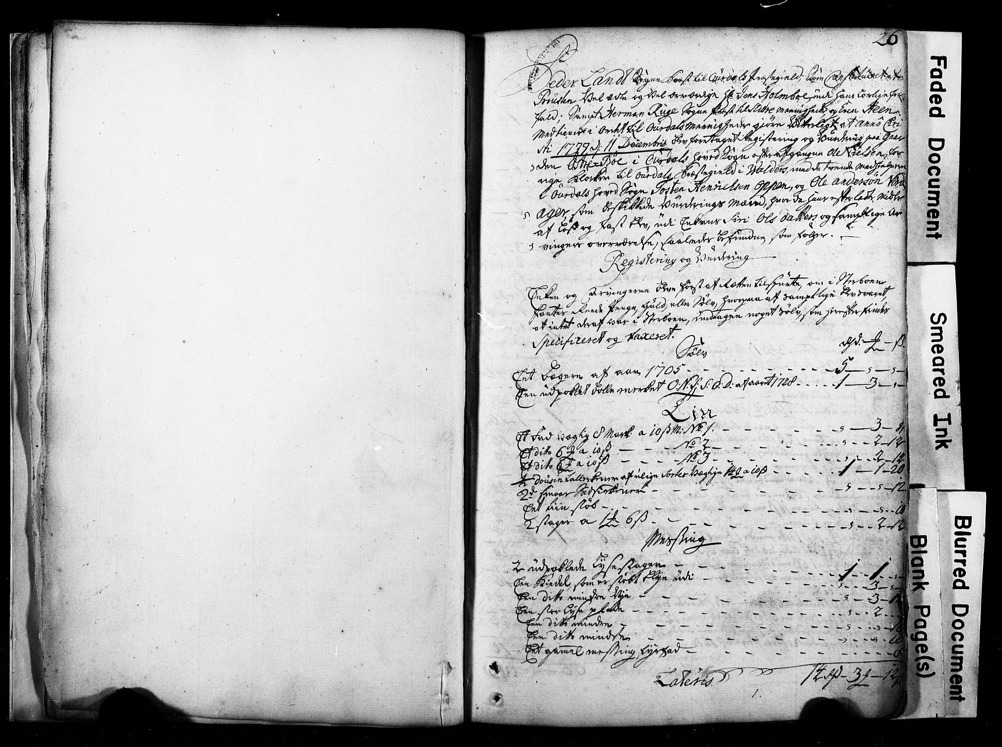 Toten og Valdres prosti, SAH/PROST-018, 1737-1810, s. 25b-26a