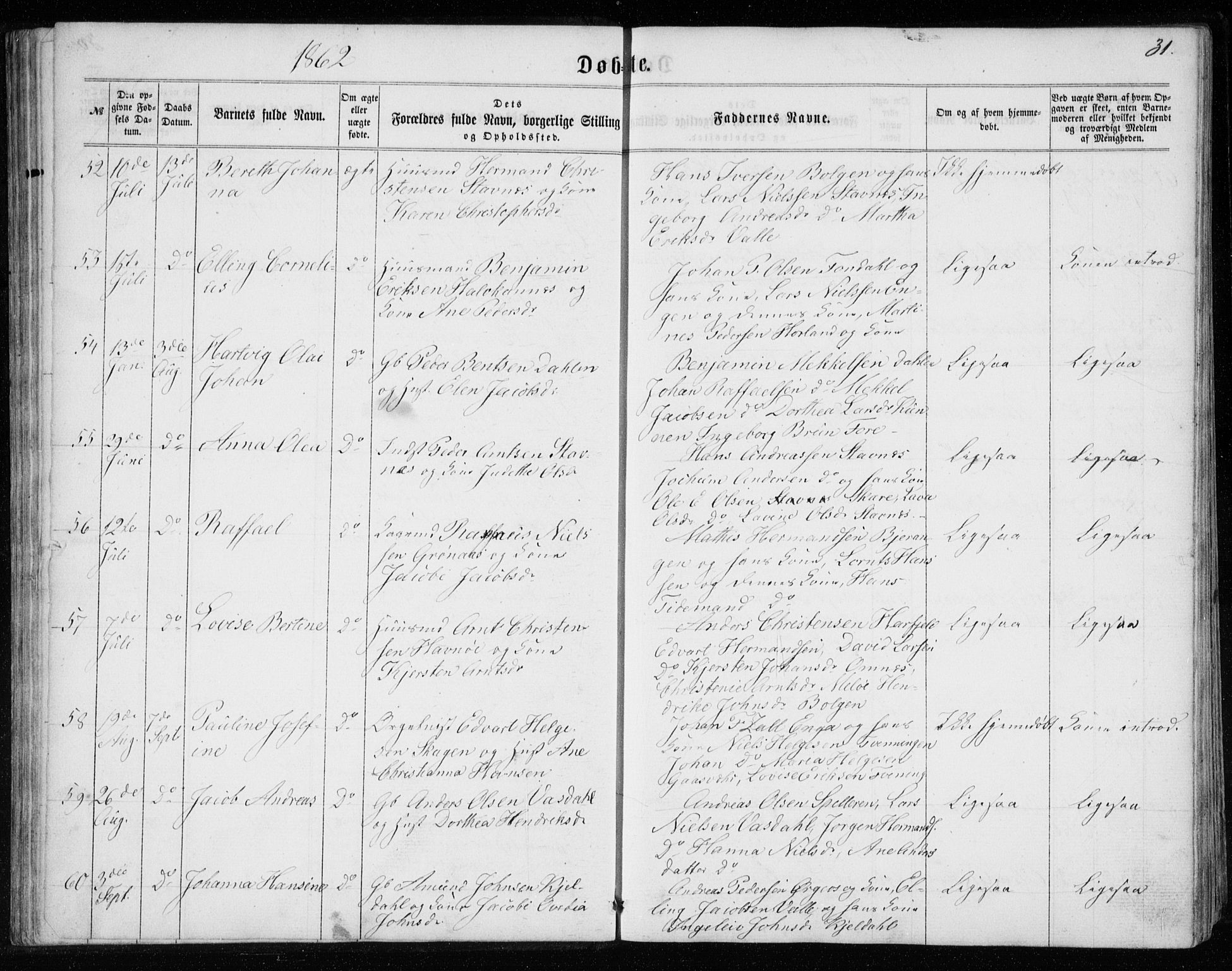 Ministerialprotokoller, klokkerbøker og fødselsregistre - Nordland, AV/SAT-A-1459/843/L0634: Klokkerbok nr. 843C03, 1860-1884, s. 31