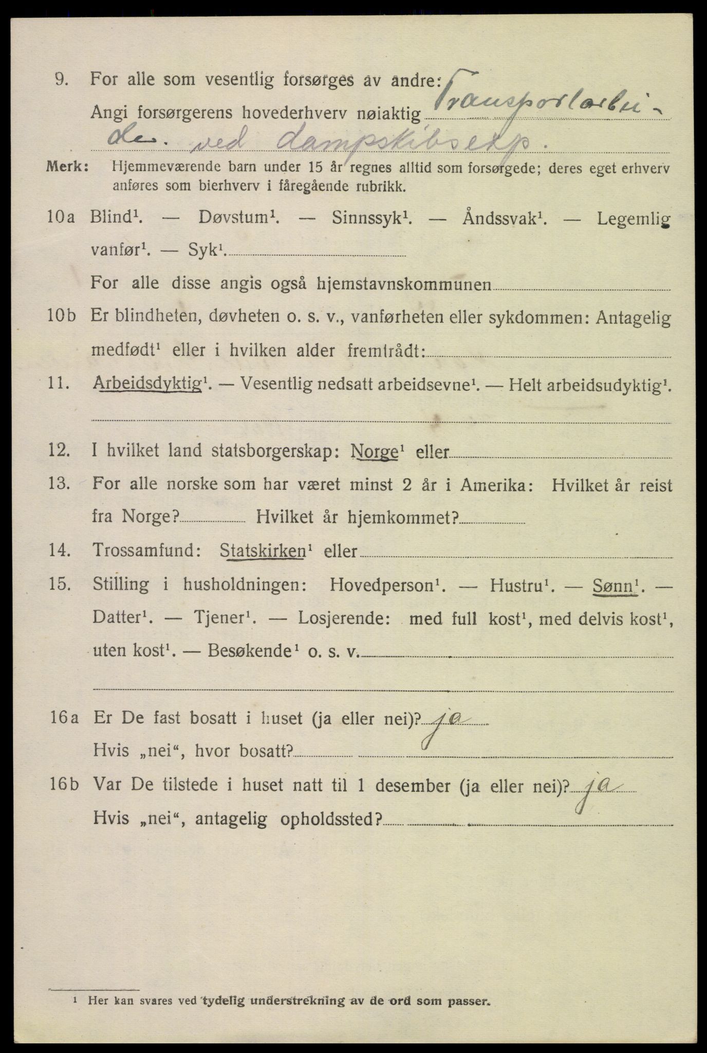 SAK, Folketelling 1920 for 1002 Mandal ladested, 1920, s. 4112