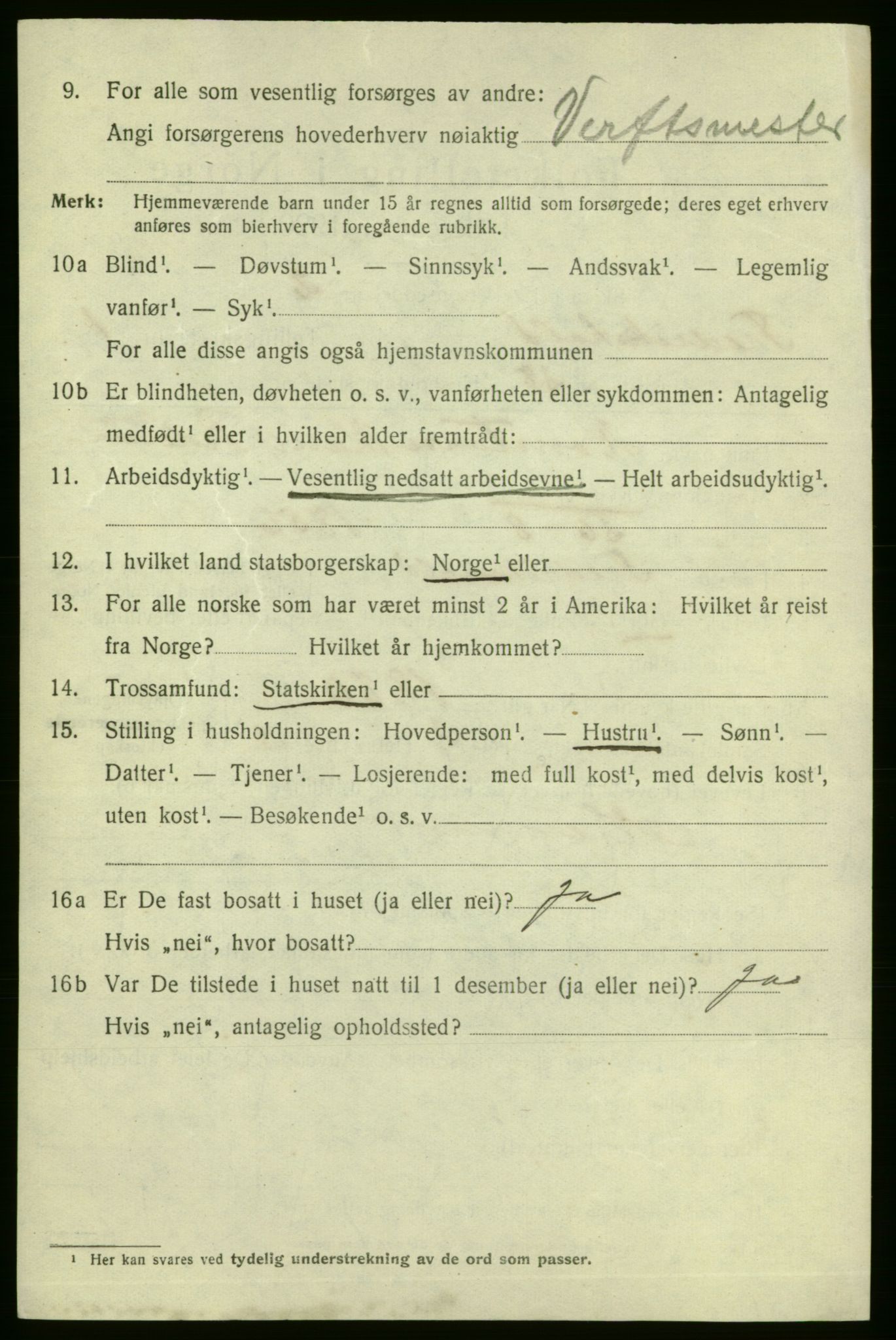 SAO, Folketelling 1920 for 0101 Fredrikshald kjøpstad, 1920, s. 8599