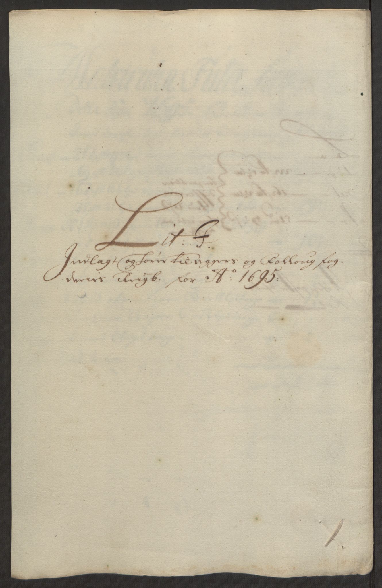 Rentekammeret inntil 1814, Reviderte regnskaper, Fogderegnskap, RA/EA-4092/R10/L0439: Fogderegnskap Aker og Follo, 1695, s. 150