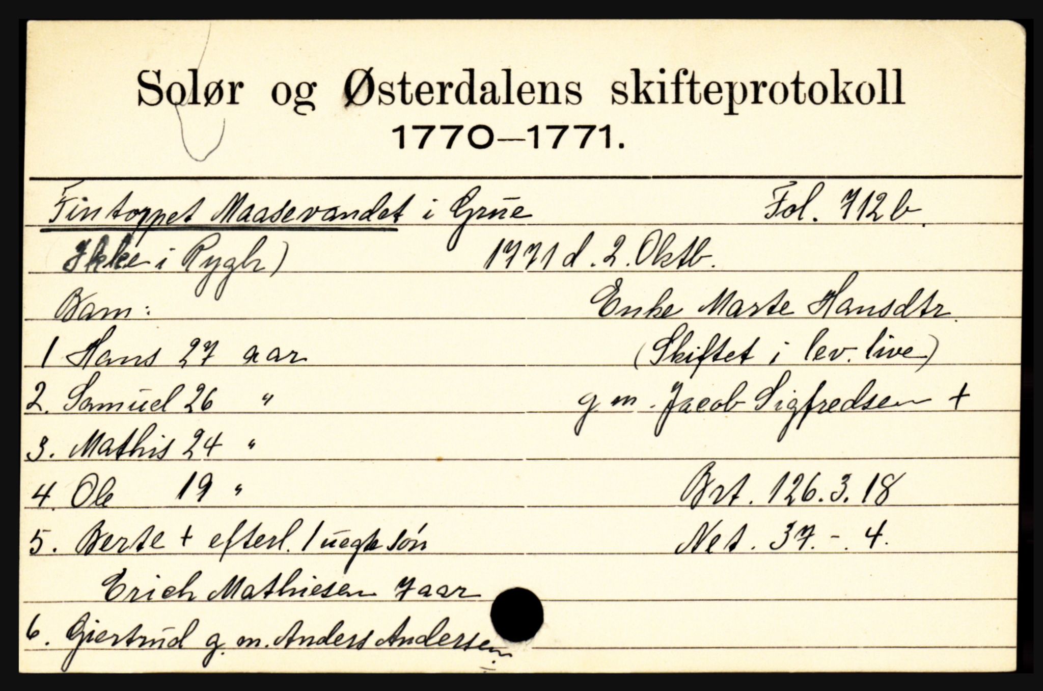 Solør og Østerdalen sorenskriveri, SAH/TING-024/J, 1716-1774, s. 4071