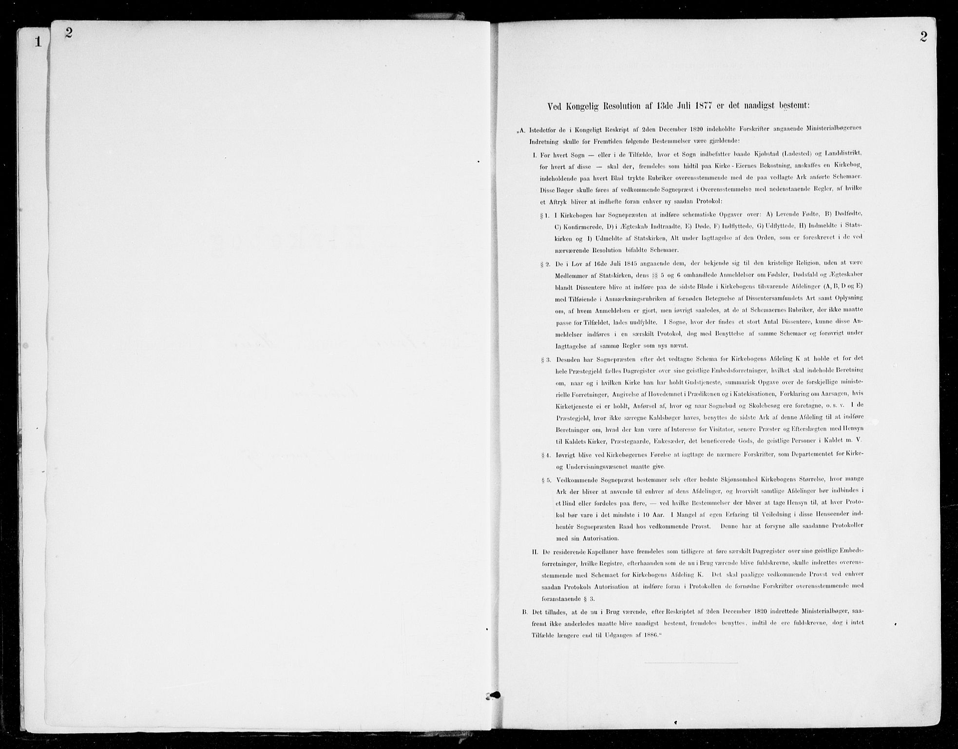 Haus sokneprestembete, SAB/A-75601/H/Haa/Haad/L0001: Ministerialbok nr. D 1, 1887-1898, s. 2