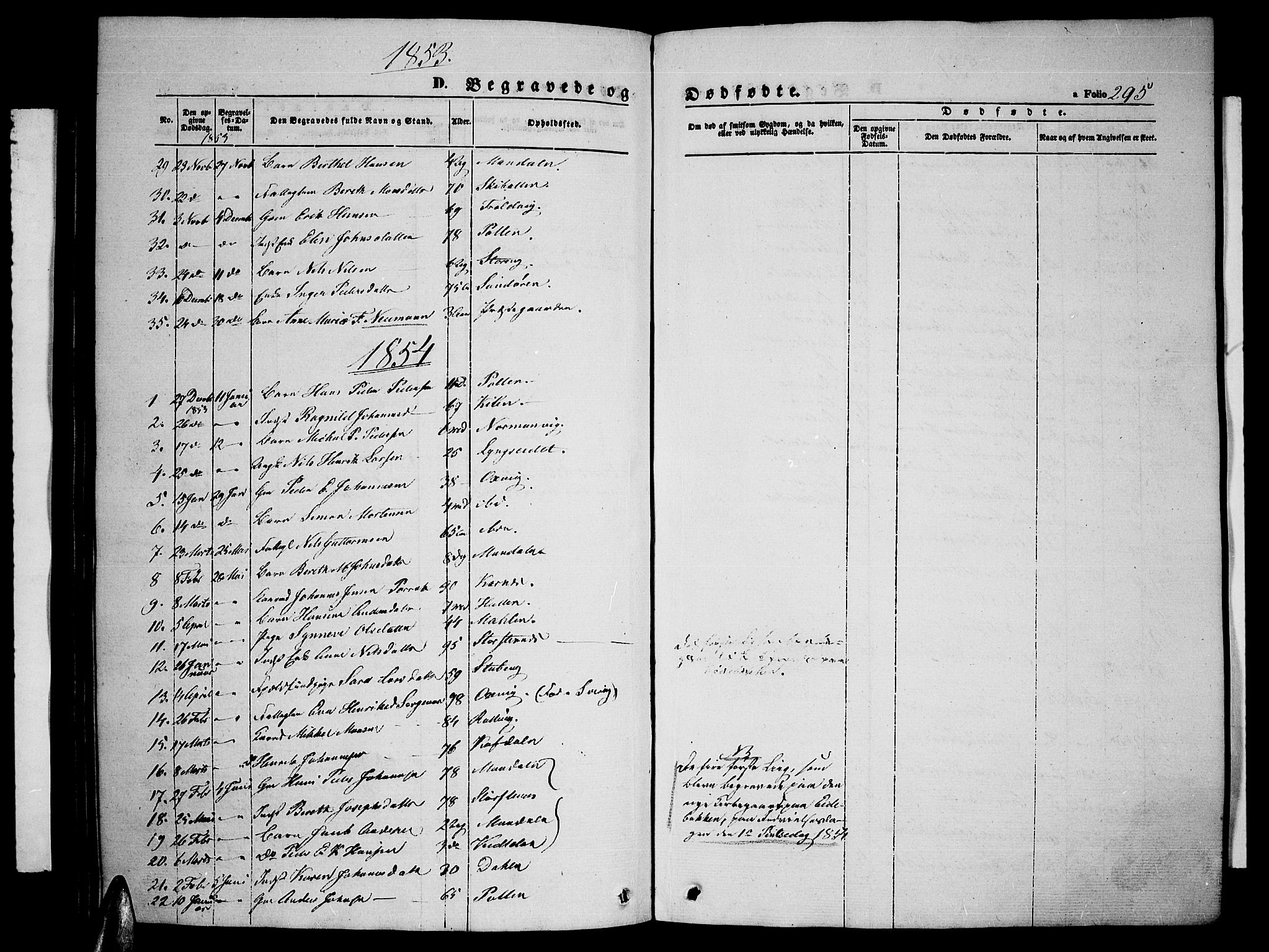 Lyngen sokneprestembete, AV/SATØ-S-1289/H/He/Heb/L0002klokker: Klokkerbok nr. 2, 1839-1860, s. 295