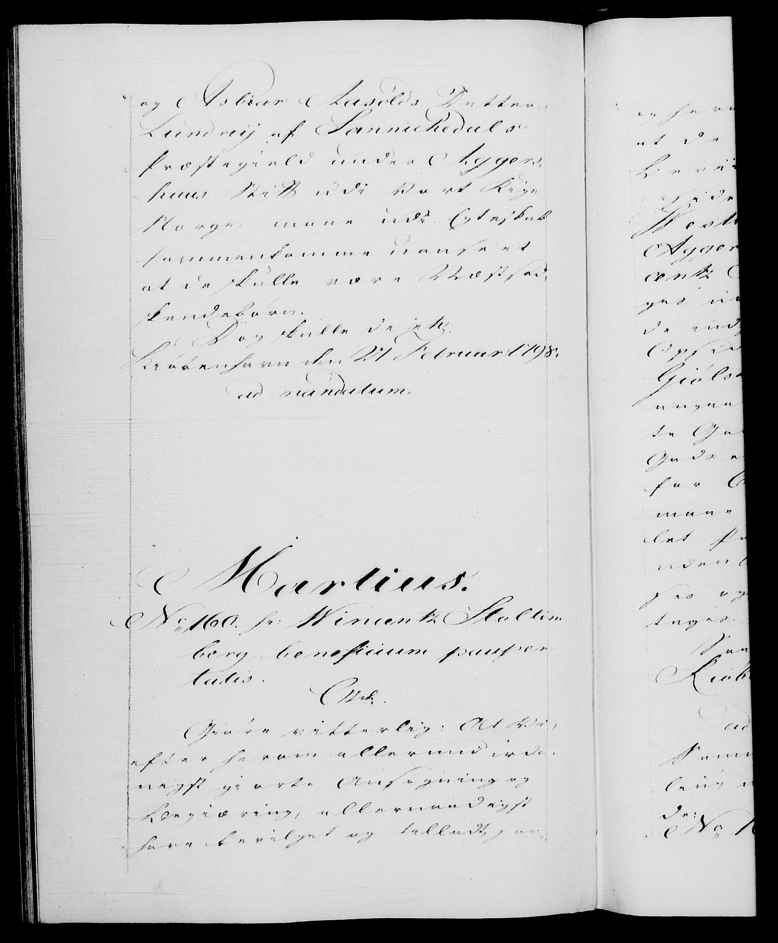 Danske Kanselli 1572-1799, AV/RA-EA-3023/F/Fc/Fca/Fcaa/L0058: Norske registre, 1798, s. 141b