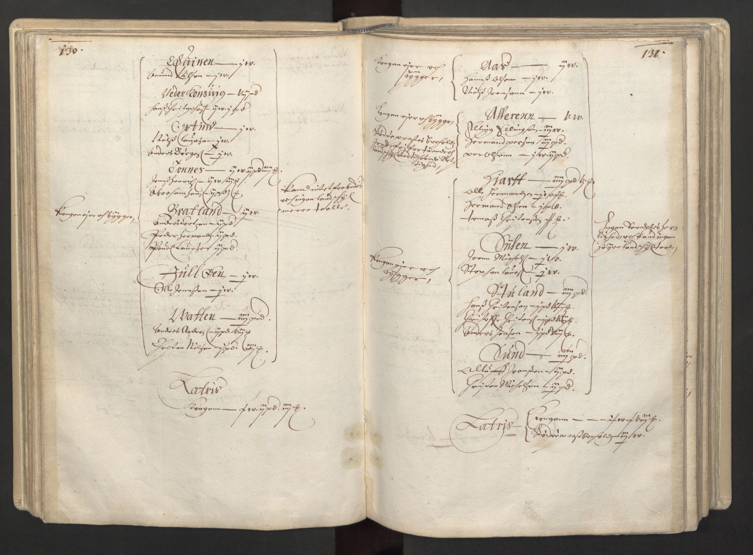 Rentekammeret inntil 1814, Realistisk ordnet avdeling, AV/RA-EA-4070/L/L0030/0001: Nordland lagdømme: / Alminnelig jordebok for Helgeland, Salten, Lofoten, Vesterålen, Andenes og Senja., 1661, s. 130-131