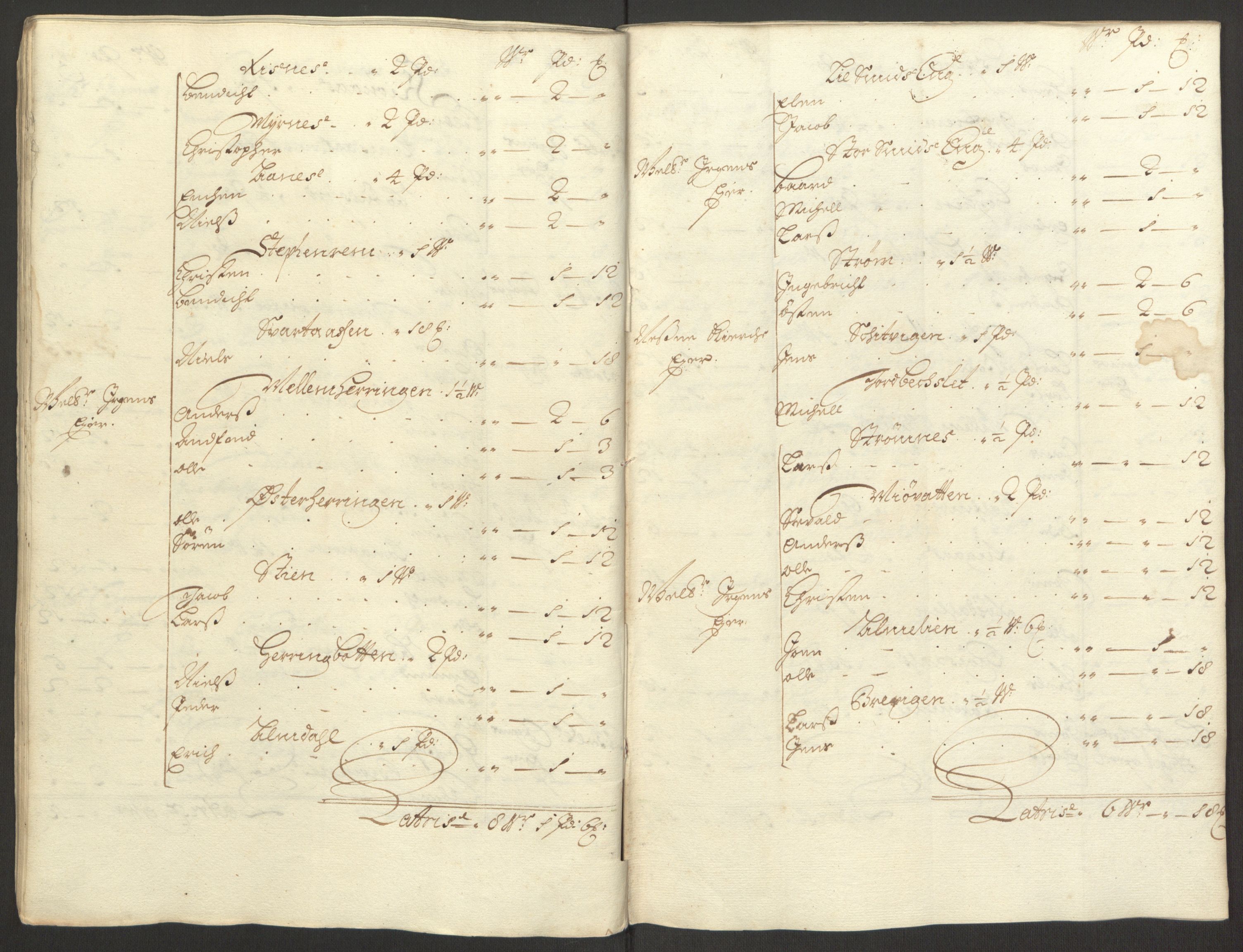 Rentekammeret inntil 1814, Reviderte regnskaper, Fogderegnskap, RA/EA-4092/R65/L4505: Fogderegnskap Helgeland, 1693-1696, s. 449