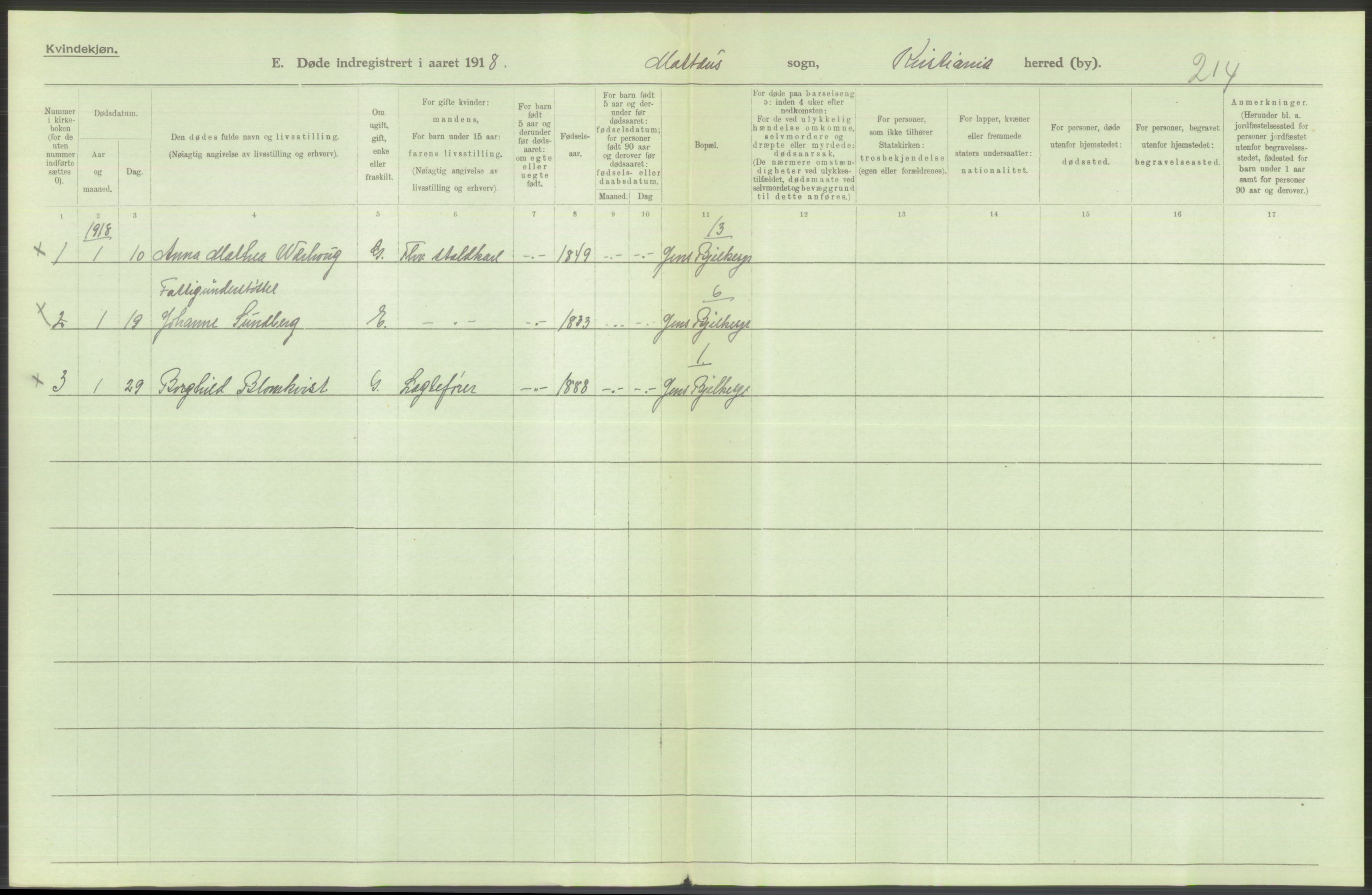 Statistisk sentralbyrå, Sosiodemografiske emner, Befolkning, AV/RA-S-2228/D/Df/Dfb/Dfbh/L0010: Kristiania: Døde, 1918, s. 704