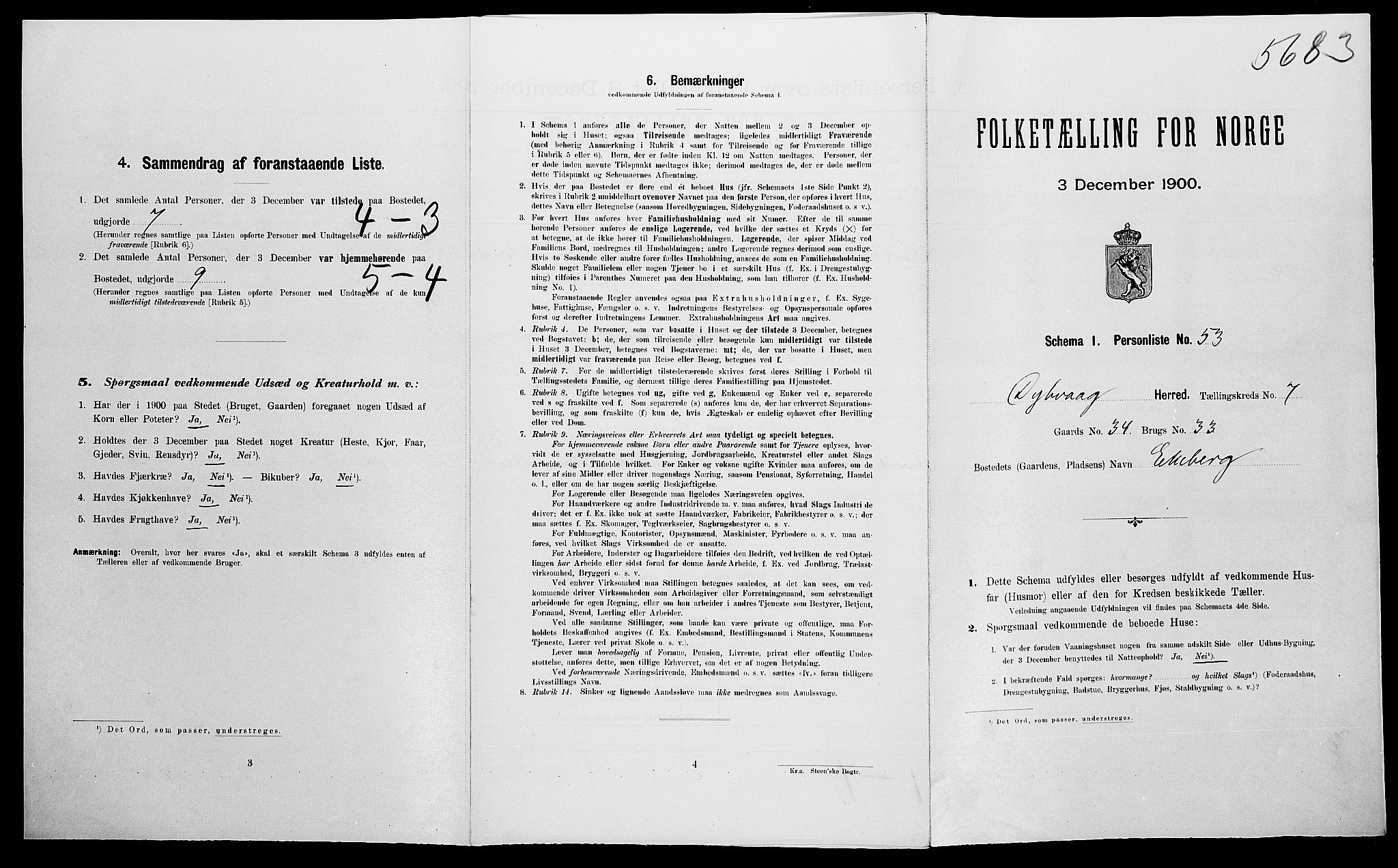 SAK, Folketelling 1900 for 0915 Dypvåg herred, 1900, s. 930