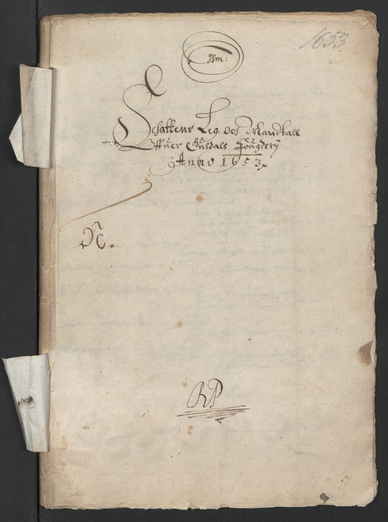 Rentekammeret inntil 1814, Reviderte regnskaper, Lensregnskaper, AV/RA-EA-5023/R/Rb/Rbw/L0113: Trondheim len, 1653-1654