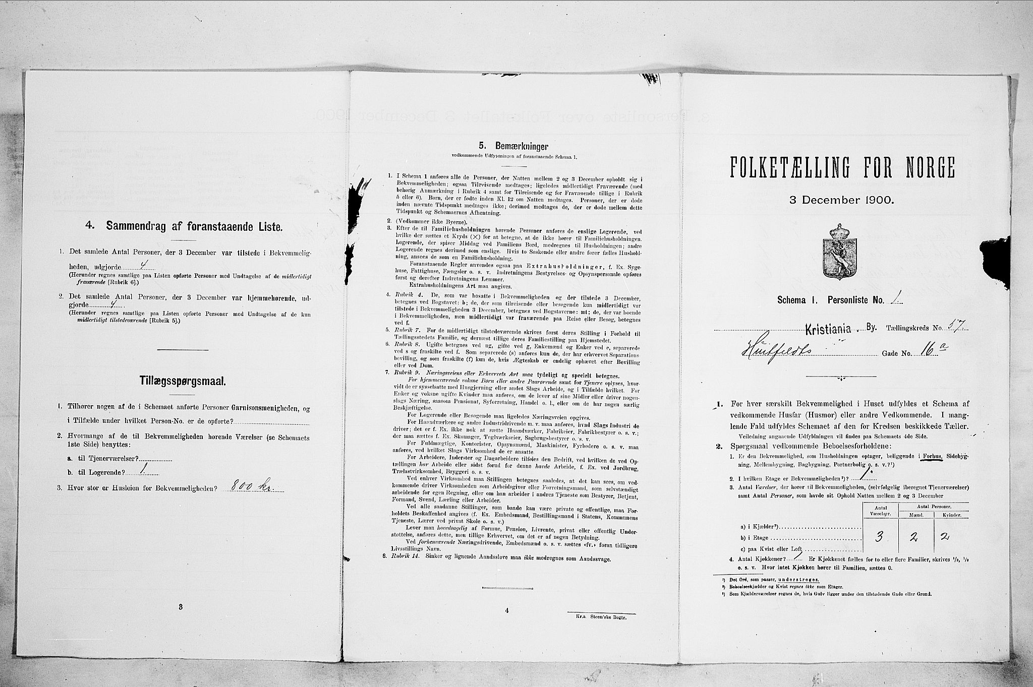 SAO, Folketelling 1900 for 0301 Kristiania kjøpstad, 1900, s. 39327