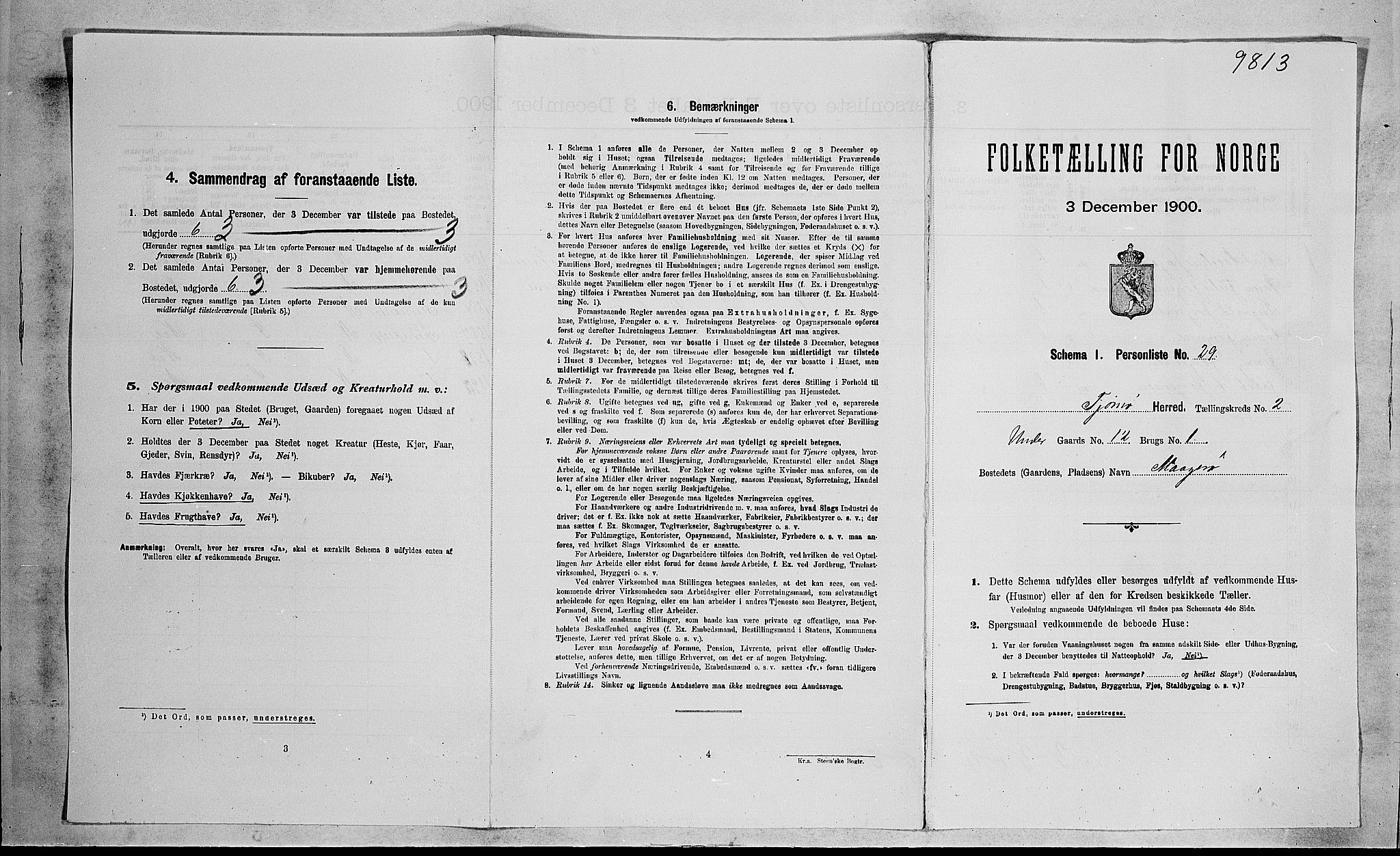 RA, Folketelling 1900 for 0723 Tjøme herred, 1900, s. 300